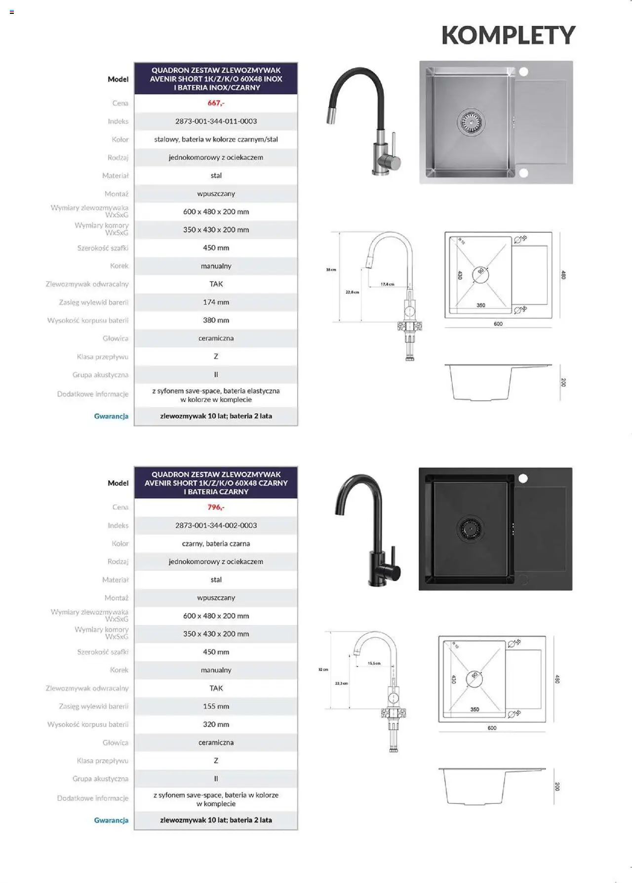 Salony Agata Gazetka - Quadron Armatura od 01.09.2025 | Strona: 13 | Produkty: Bateria