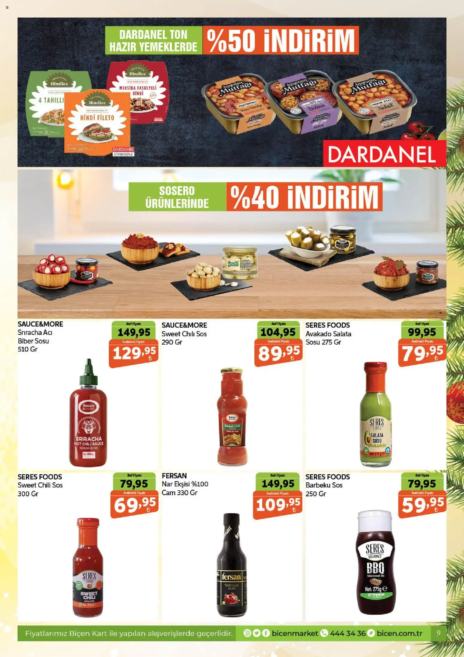 Biçen Market Katalog - 25.12.2025 tarihinden itibaren geçerlidir | Sayfa: 9 | Ürünler: Raf, Barbekü sos, Salata, Biber