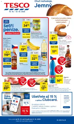 Náhled letáku Tesco leták - Hypermarket od 15.10.2025