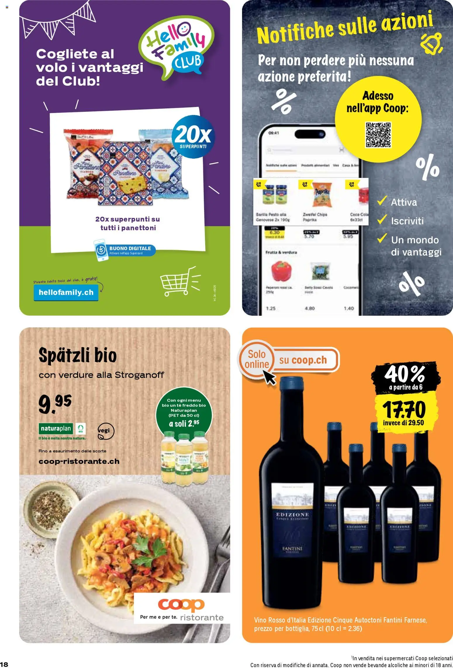 Coop - Una settimana di azioni – gültig ab 06.11.2025 | Seite: 18 | Produkte: Barilla, Chips