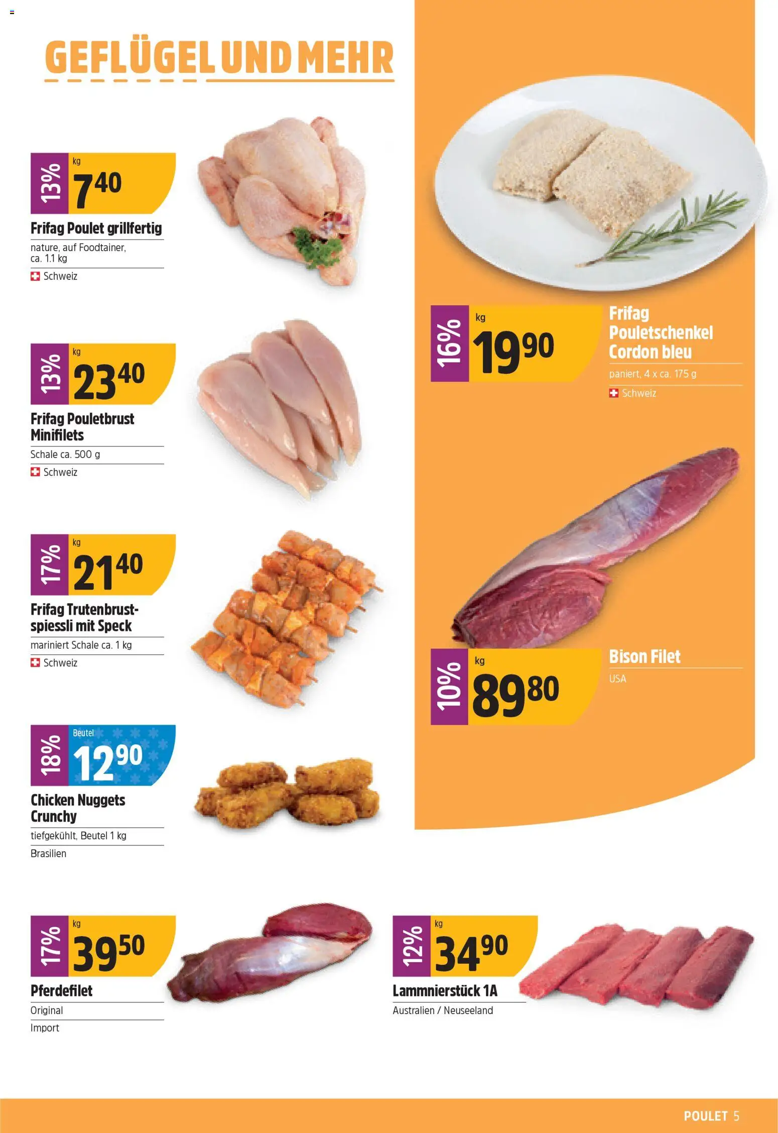 TopCC Aktionen – gültig ab 09.02.2026 | Seite: 5 | Produkte: Pouletbrust