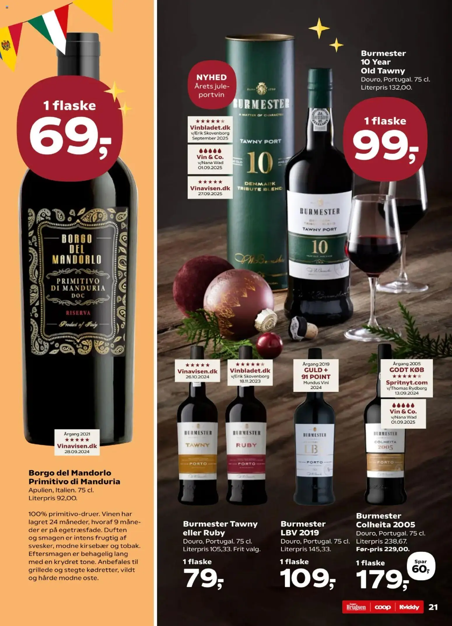 Kvickly tilbudsavis – gyldig fra 14.11.2025 | Side: 21 | Produkter: Vin, Kirsebær