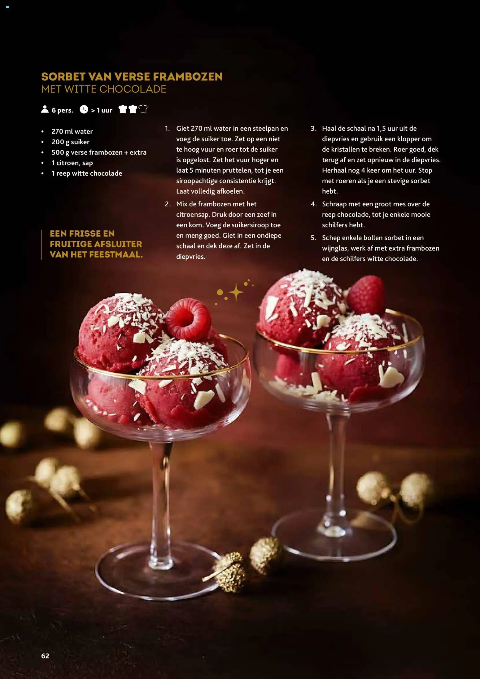 {H1} | Pagina: 62 | Producten: Sap, Frambozen, Mes, Chocolade