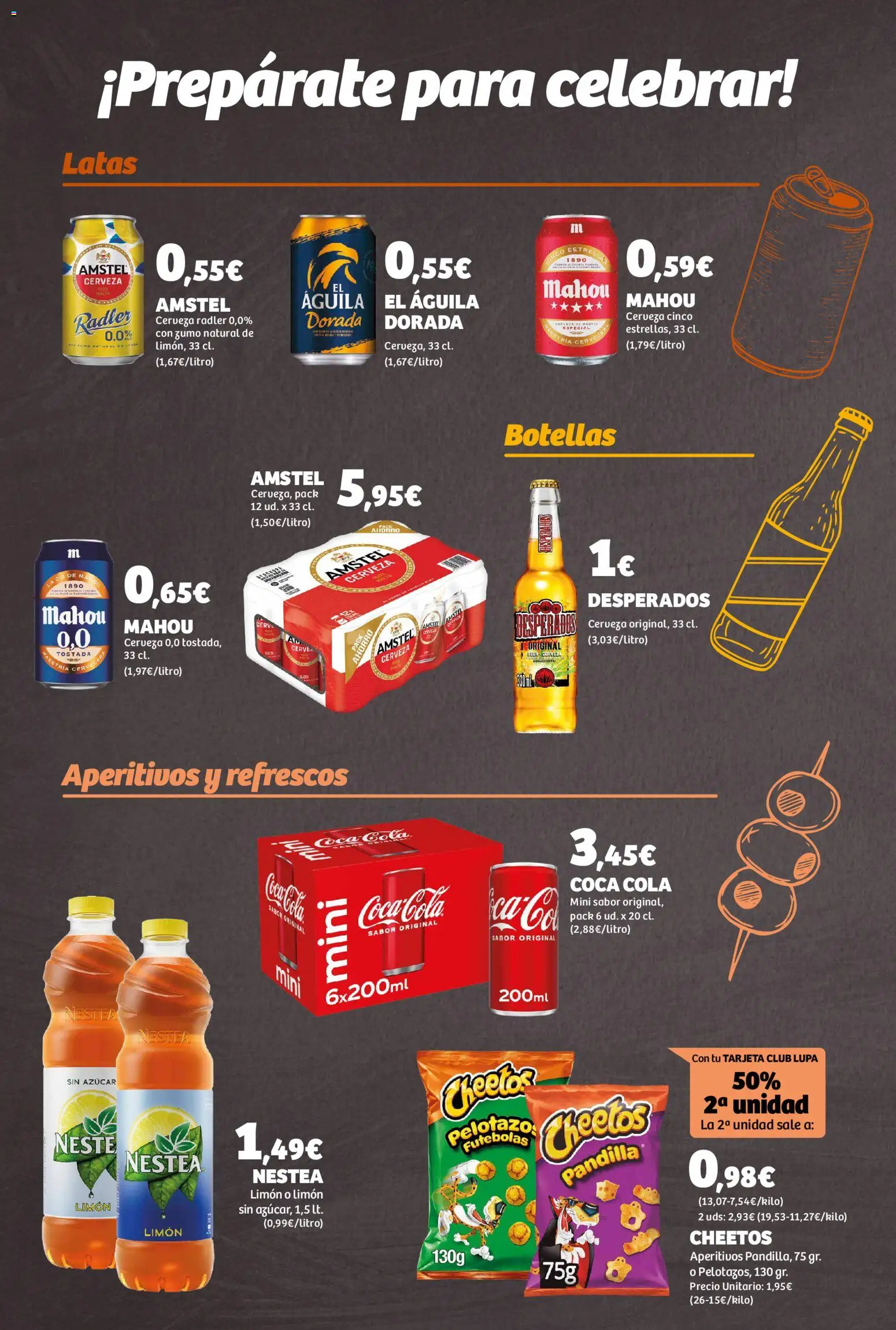 Lupa Supermercados folleto │ válido desde el 23.04.2026 | Página: 14 | Productos: Cerveza, Ροζ πιπέρι, Παρμεζάνα