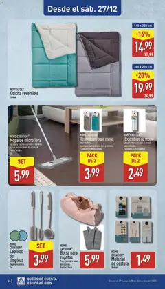 Vista previa NOVITESSE® Colcha reversible, Colcha reversible. Unidad válido desde el 22.12.2025 | Página: 24 | Productos: Funda, Bolsa, Ρούτερ, Colcha