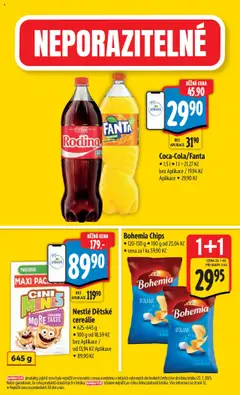 Albert leták - Hypermarket od 30.07.2025 | Strana: 5 | Produkty: Cereálie, Fanta, Bohemia chips