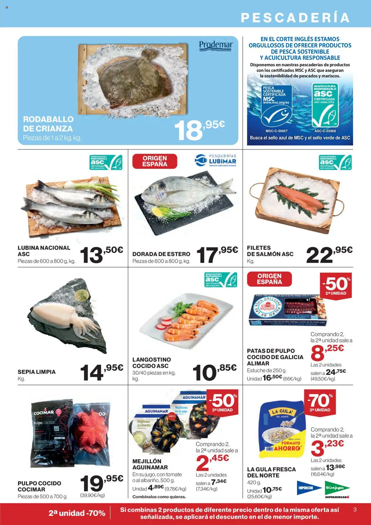 Hipercor catálogo │ válido desde el 05.06.2025 | Página: 3 | Productos: Jugo, Cama, Langostino