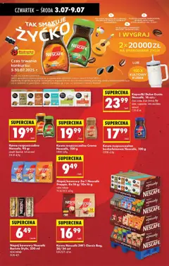 Biedronka gazetka - Oferta W tym tygodniu od 03.07.2025 | Strona: 48 | Produkty: Nescafe, Cappuccino, Kawa Nescafe 3w1, Kawa