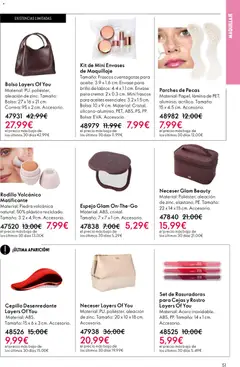 Vista previa Oriflame - Catálogo Campaña 6 válido desde el 22.04.2026 | Página: 51 | Productos: Maquillaje, Crema, Bolsa, Neceser