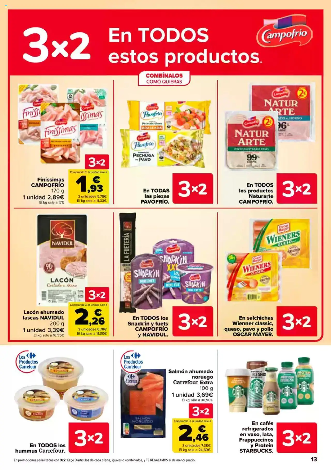 Carrefour folleto │ válido desde el 26.06.2025 | Página: 12 | Productos: Queso, Té, Horno, Salmón ahumado