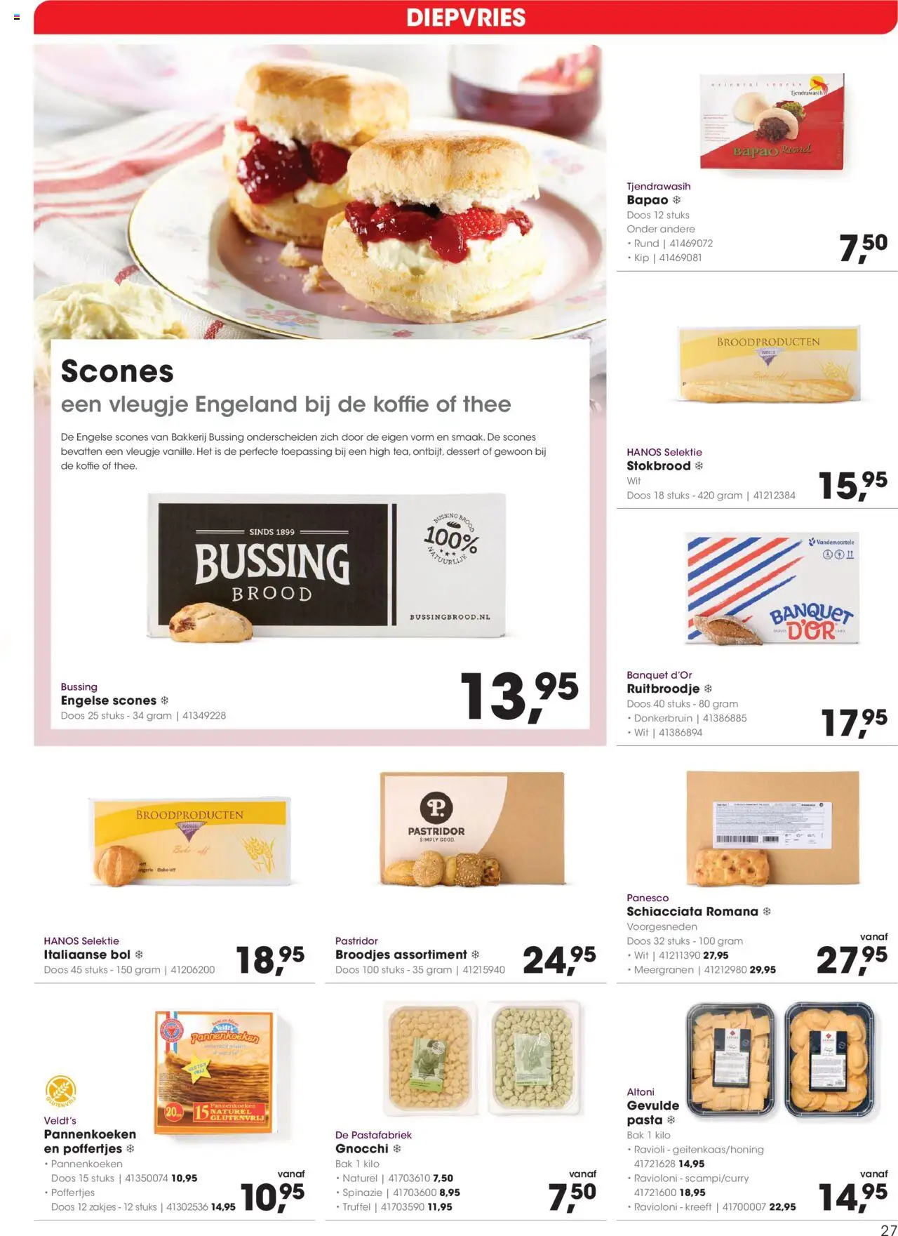  | Pagina: 27 | Producten: Spinazie, Brood, Koffie, Broodjes