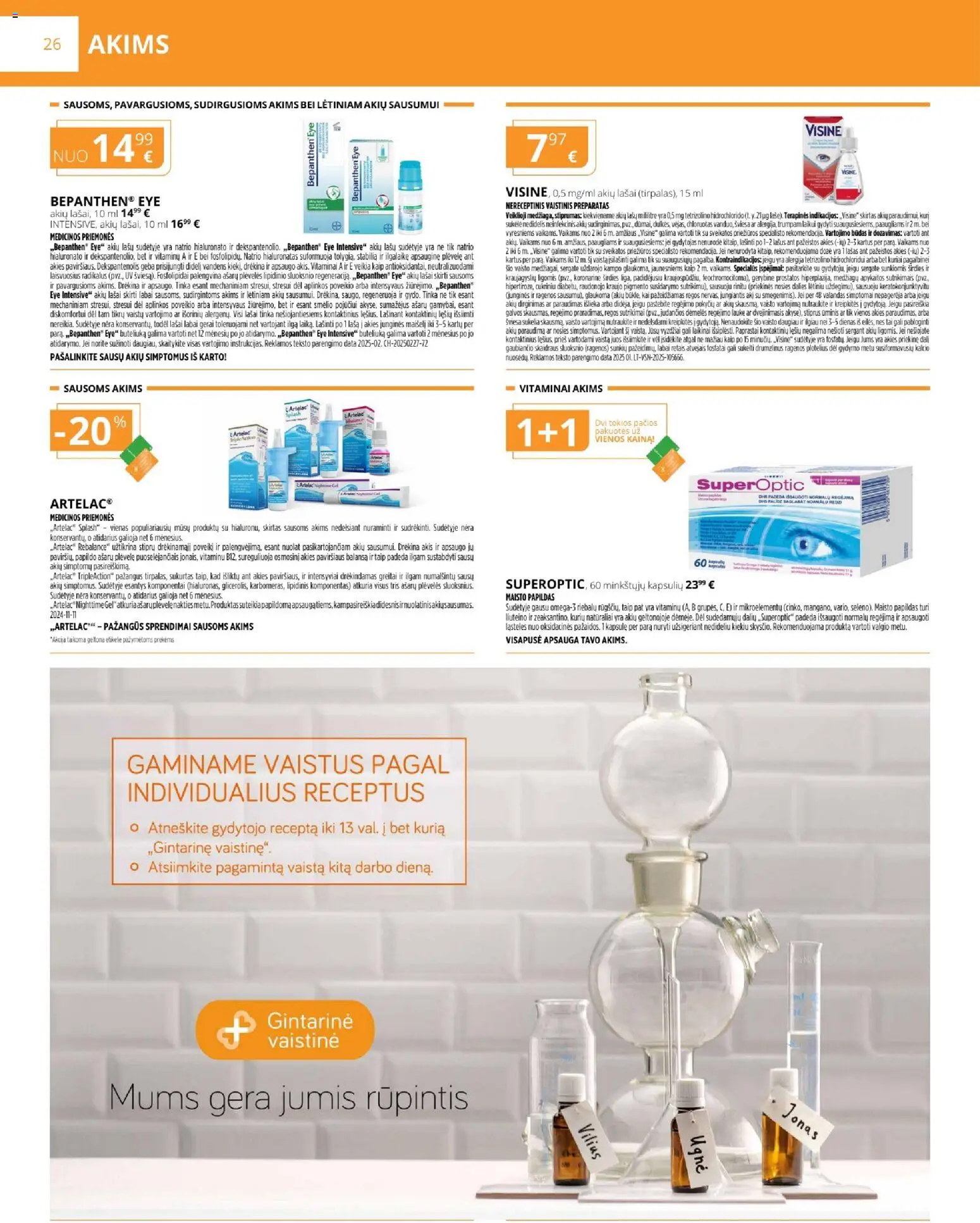 Gintarinė akcijos nuo 01.01.2026 | Puslapis: 26