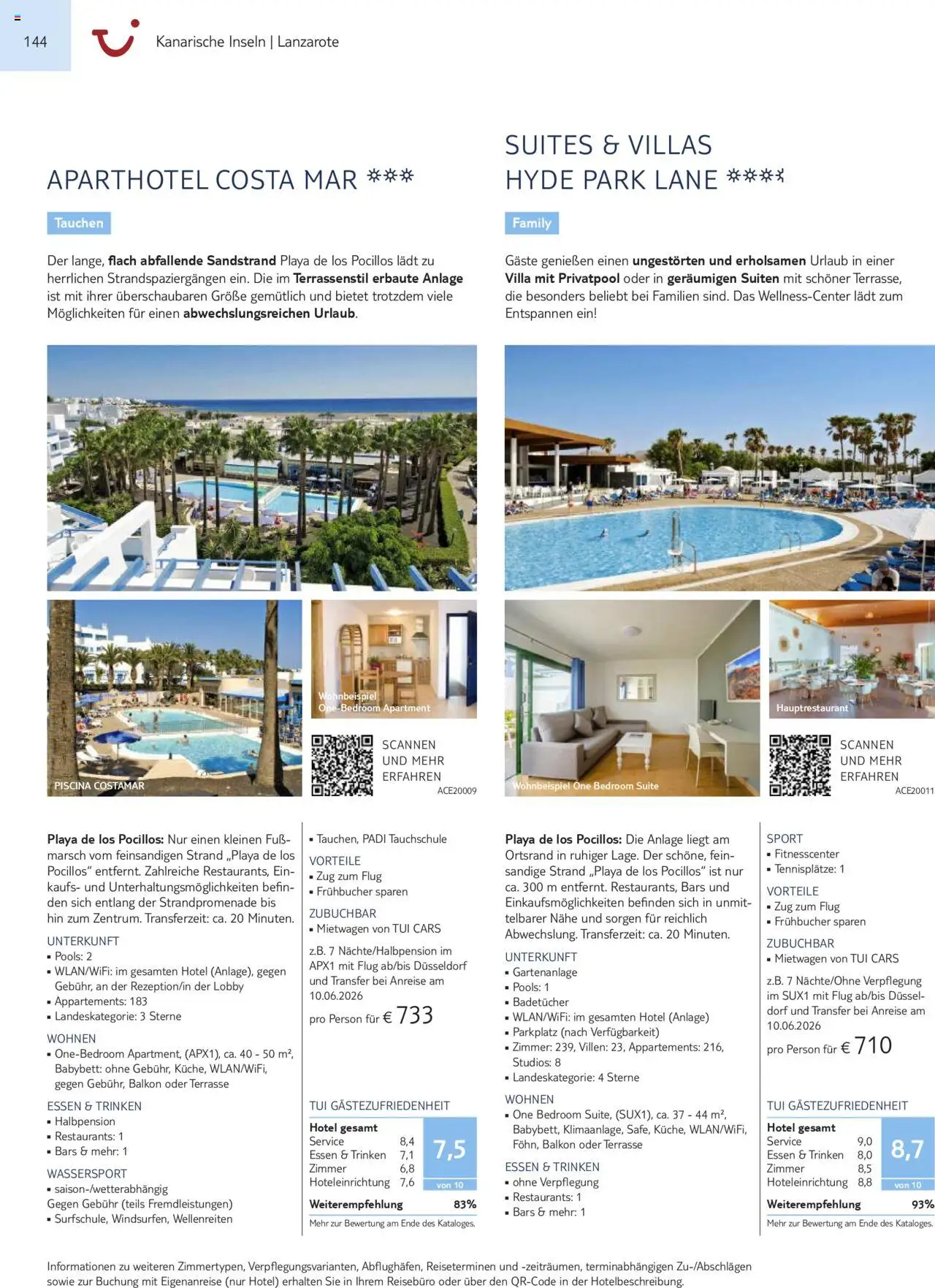 TUI Prospekt Kanaren, Kapverden & Senegal 2025/26	  – gültig ab 01.11.2025 | Seite: 144 | Produkte: Babybett