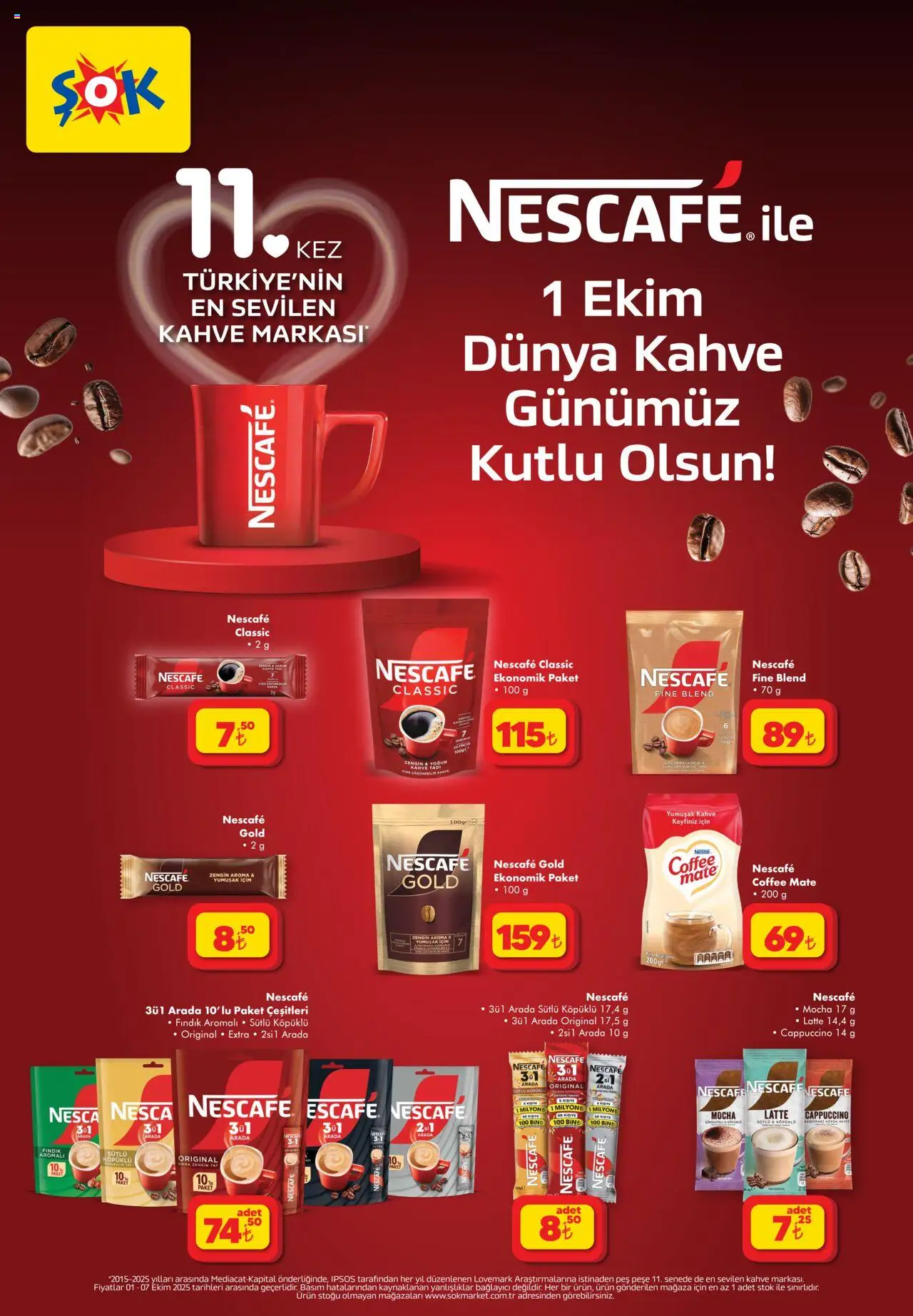 Şok Market Katalog - 01.10.2025 tarihinden itibaren geçerlidir | Sayfa: 8 | Ürünler: Kahve, Fındık, Bağlayıcı