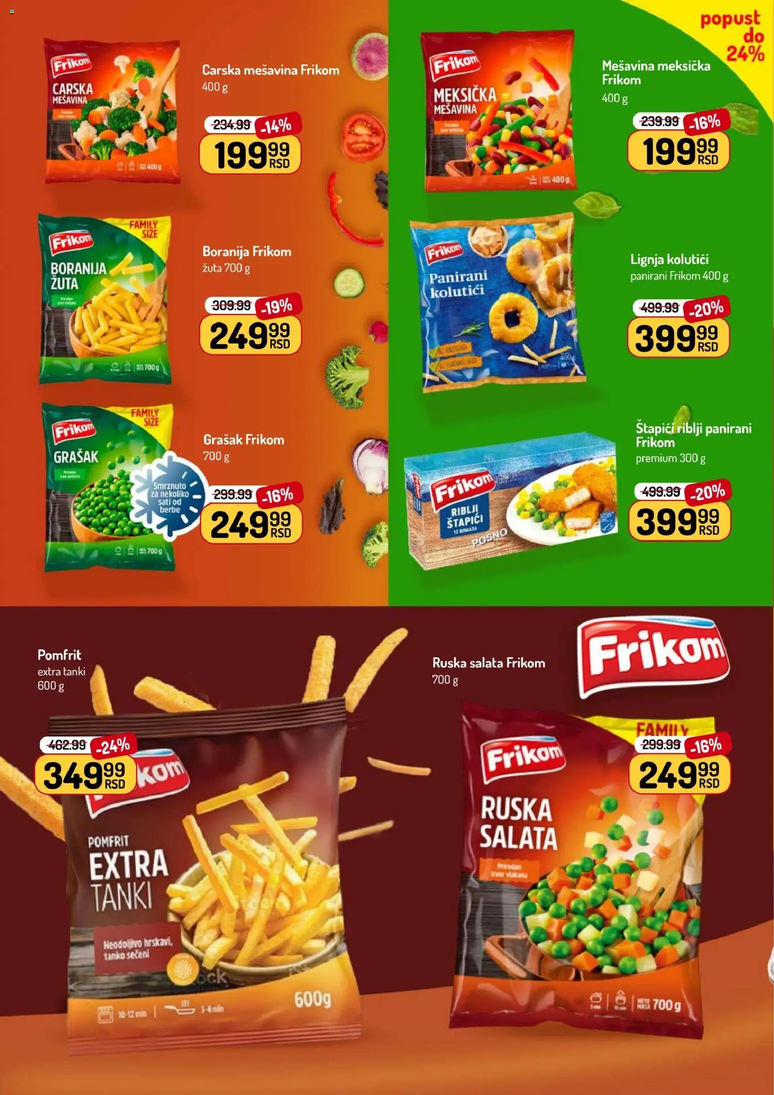 Aman katalog - važi od 19.01.2026 | Strana: 16 | Proizvode: Boranija, Salata, Grašak, Pomfrit