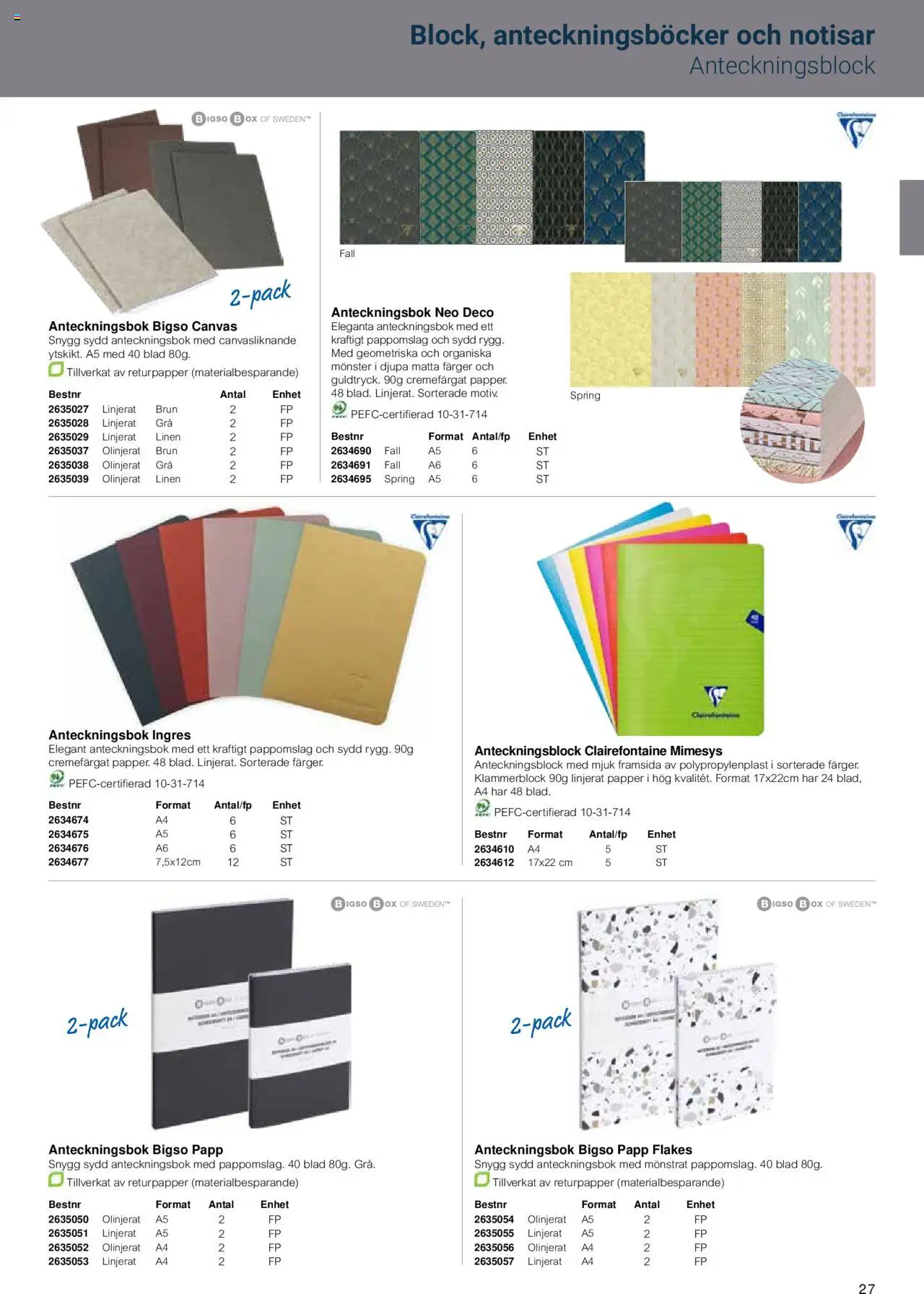 Office Depot reklamblad aktuell från 15.02.2024 | Sida: 29 | Produkter: Matta, Papper, Anteckningsbok, Anteckningsblock