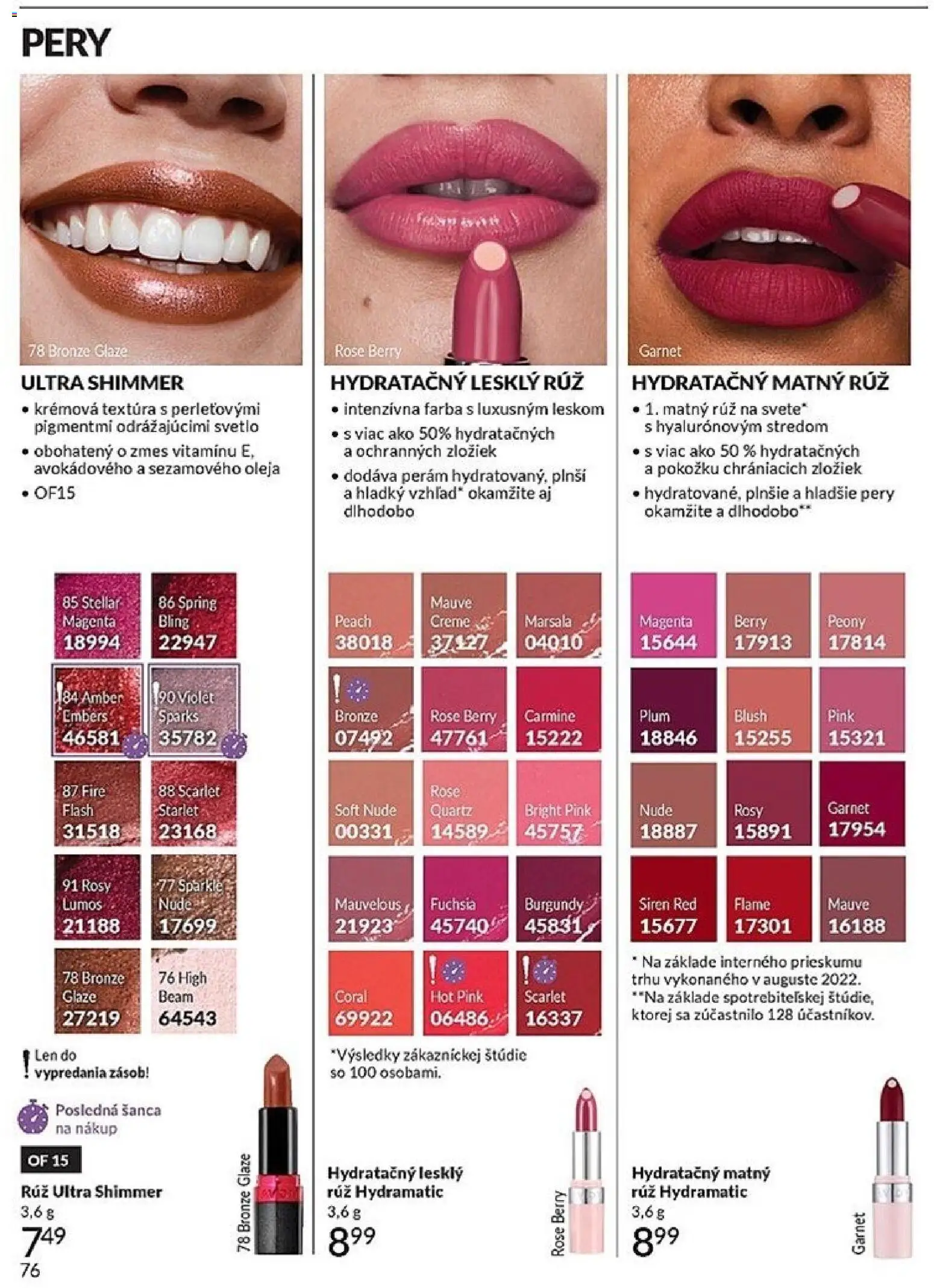 Nové Avon akcie – leták je platný od 01.12.2025 | Strana: 76 | Produkty: Svetlo