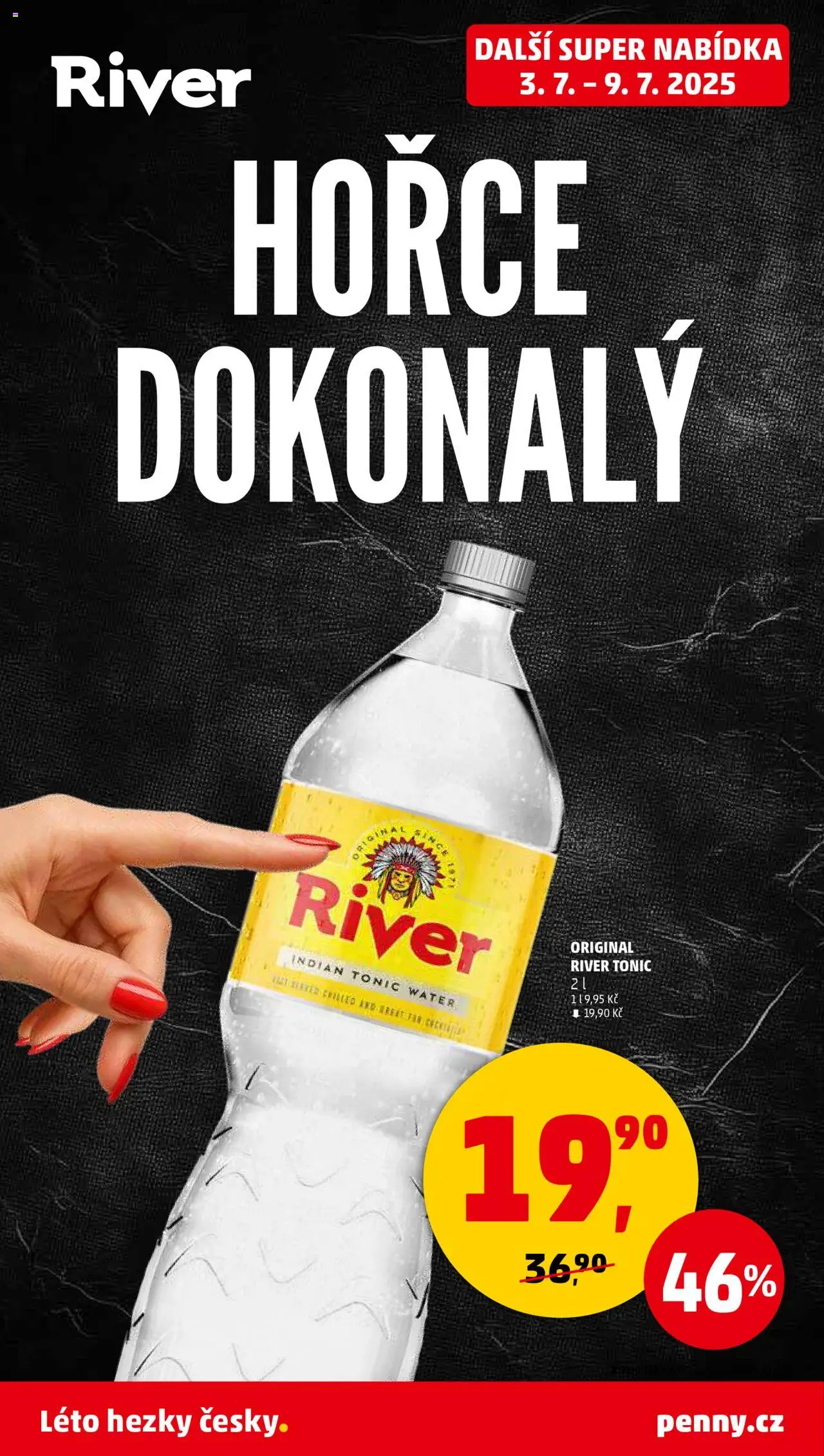 Penny Market leták - Čtvrtečník od 03.07.2025 | Strana: 36 | Produkty: Tonic Water, Tonic, River tonic