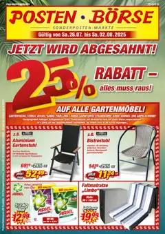 Posten Börse Prospekt gültig ab dem 26.07.2025