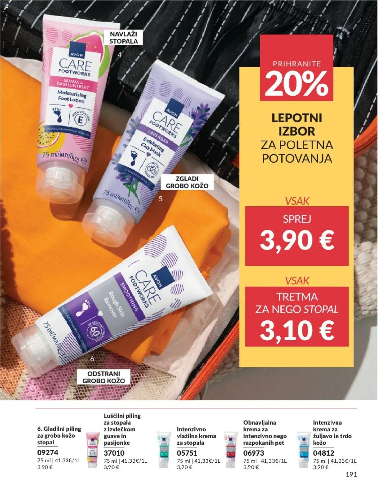 Avon katalog │ velja od 01.07.2025 | Stran: 191 | Izdelki: Krema, Piling