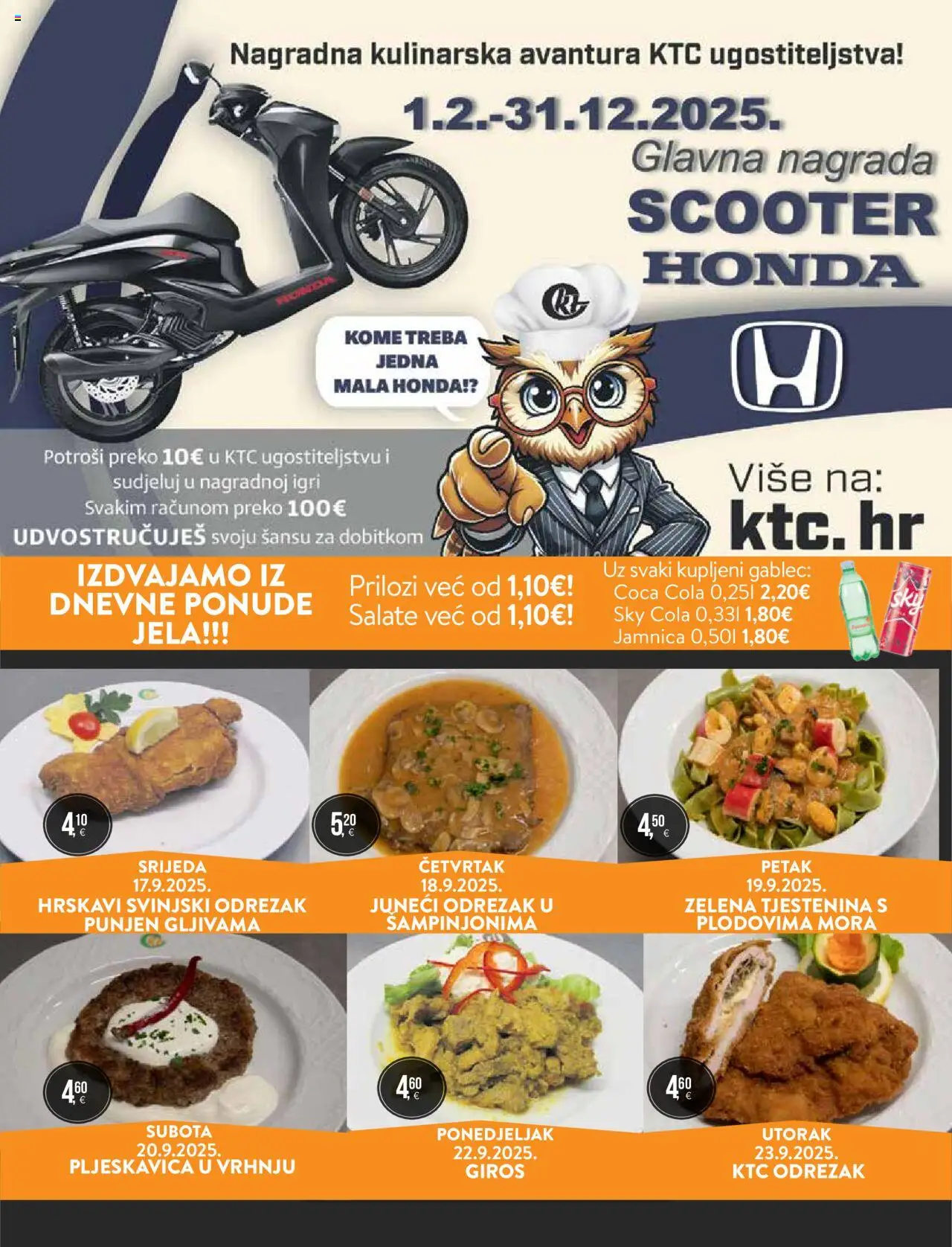 KTC katalog | vrijedi od 17.09.2025 | Stranica: 32 | Proizvodi: Sky Cola, Coca cola, Tjestenina, Jamnica