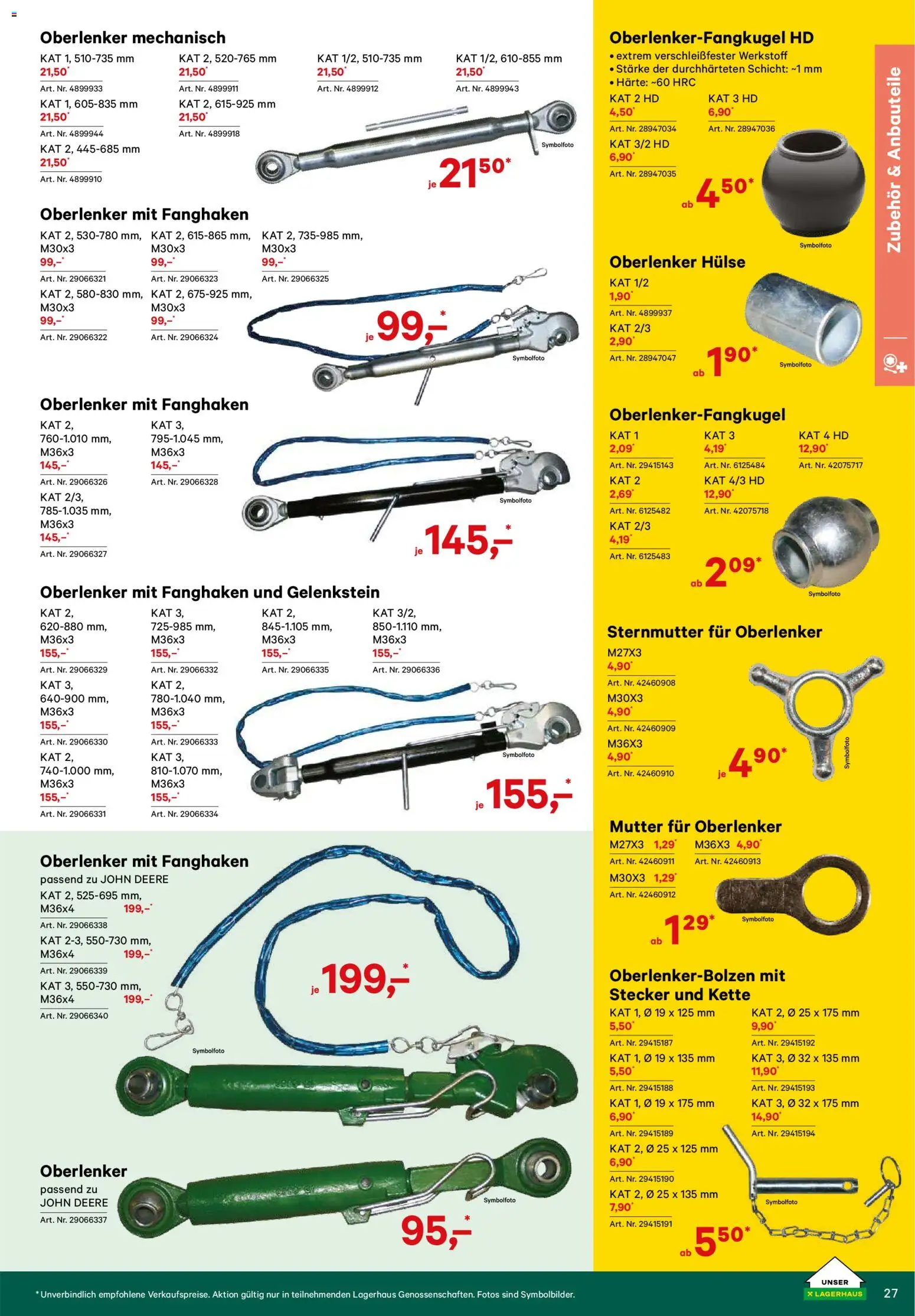 Lagerhaus Verschleißteile & Zubehör gültig ab 01.01.2026 | Seite: 27