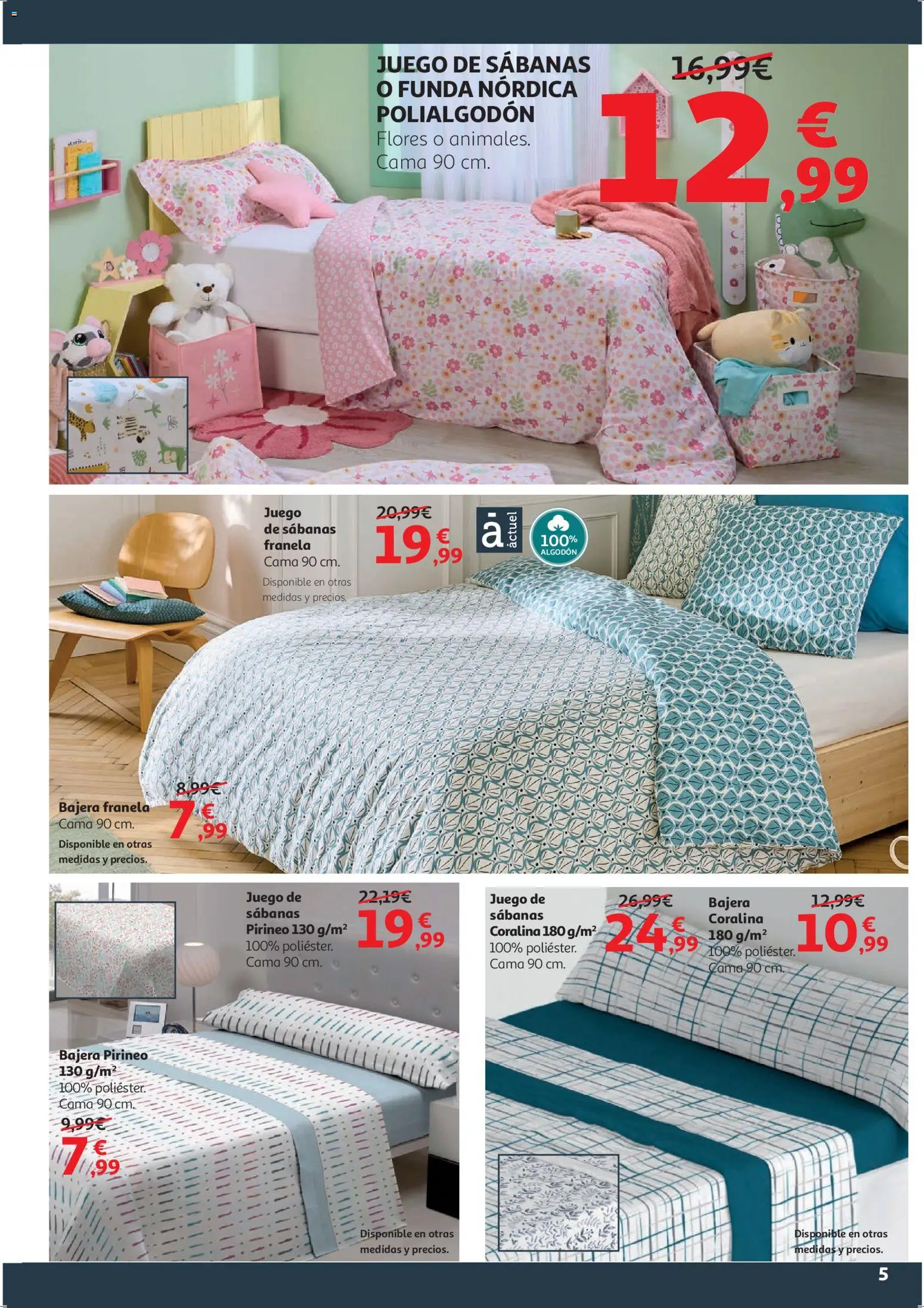 Alcampo - HP Cat │ válido desde el 09.01.2026 | Página: 5 | Productos: Juego de sábanas, Funda, Cama