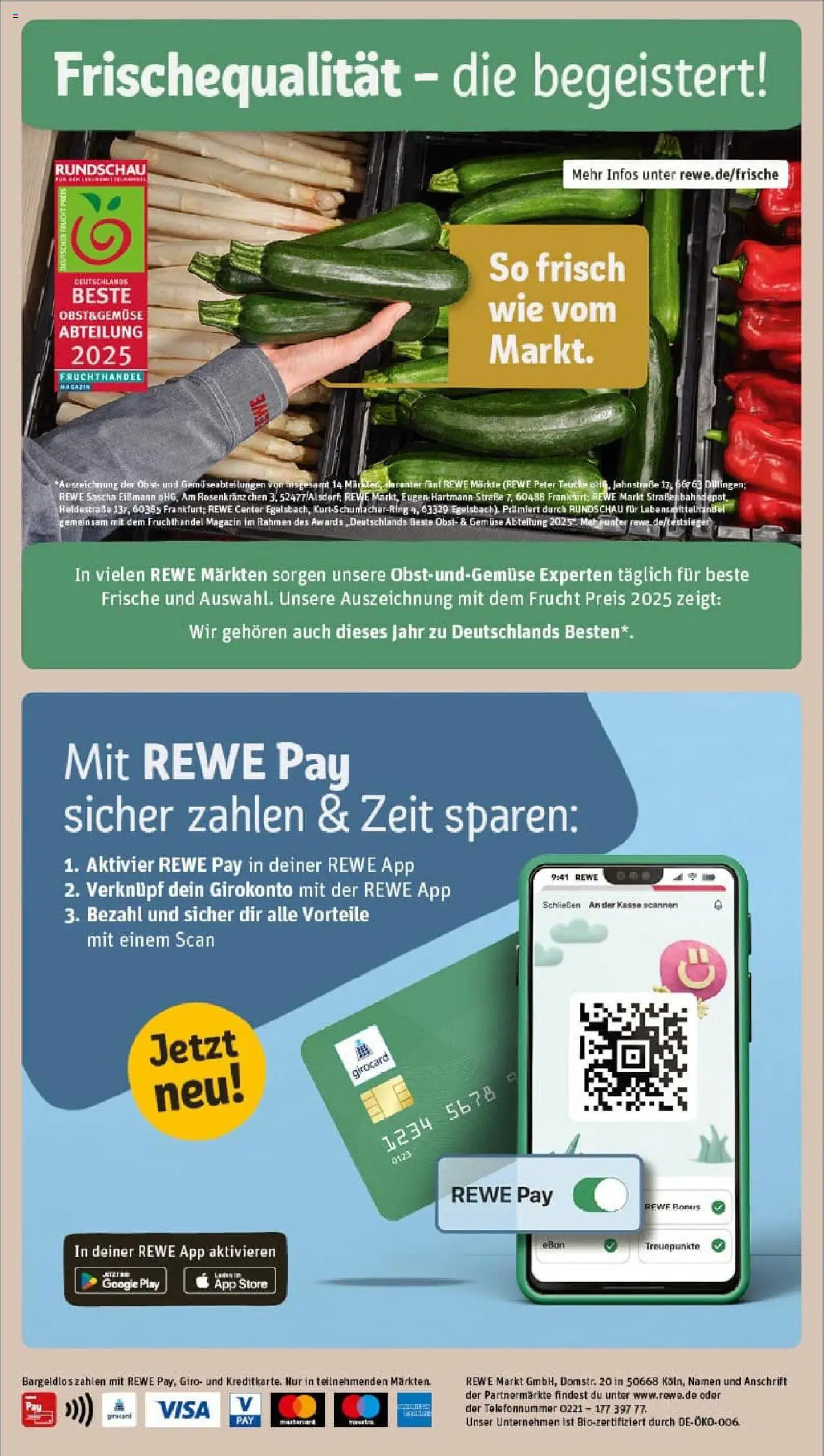 Rewe prospekt Lübeck	 - gültig ab dem 20.07.2025 | Seite: 16 | Produkte: Gemüse, Obst
