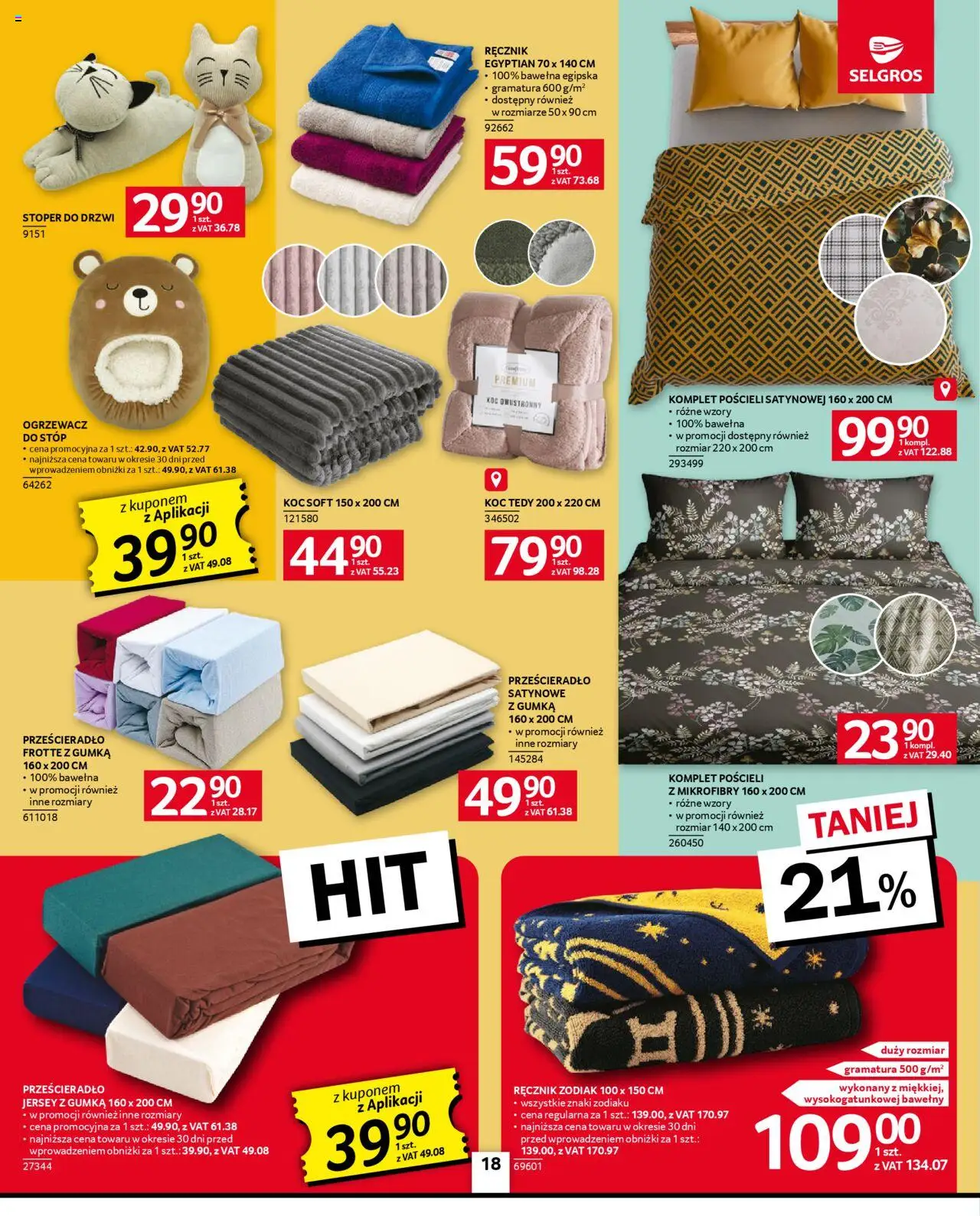 Selgros cash&carry Gazetka - Oferta przemysłowa od 23.10.2025 | Strona: 20 | Produkty: Koc