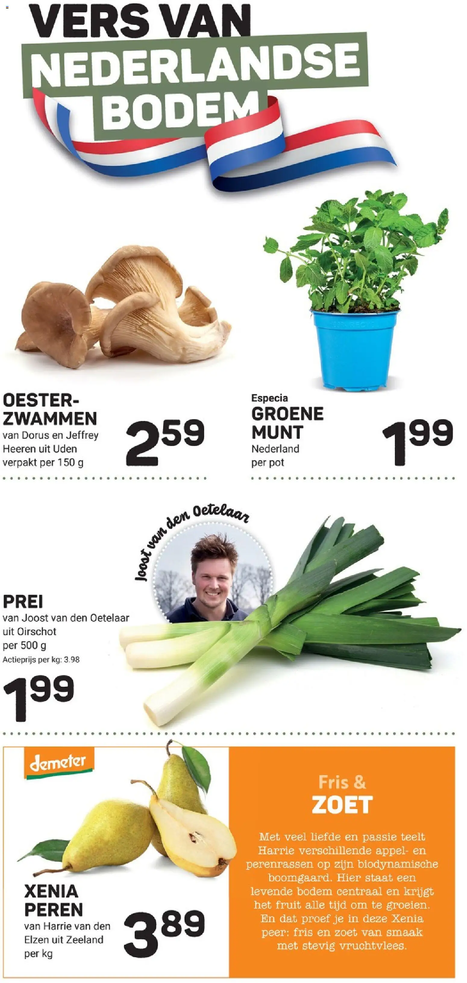 {H1} | Pagina: 8 | Producten: Munt, Prei, Fruit, Appel