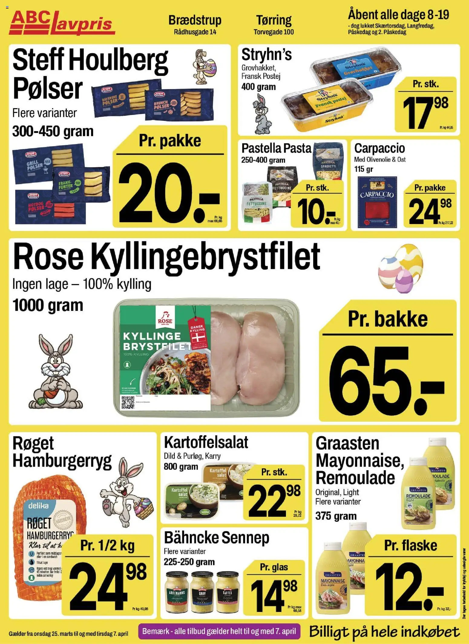 Abc Lavpris tilbudsavis – gyldig fra 25.03.2026 | Side: 6 | Produkter: Spaghetti, Pasta, Dild, Olivenolie