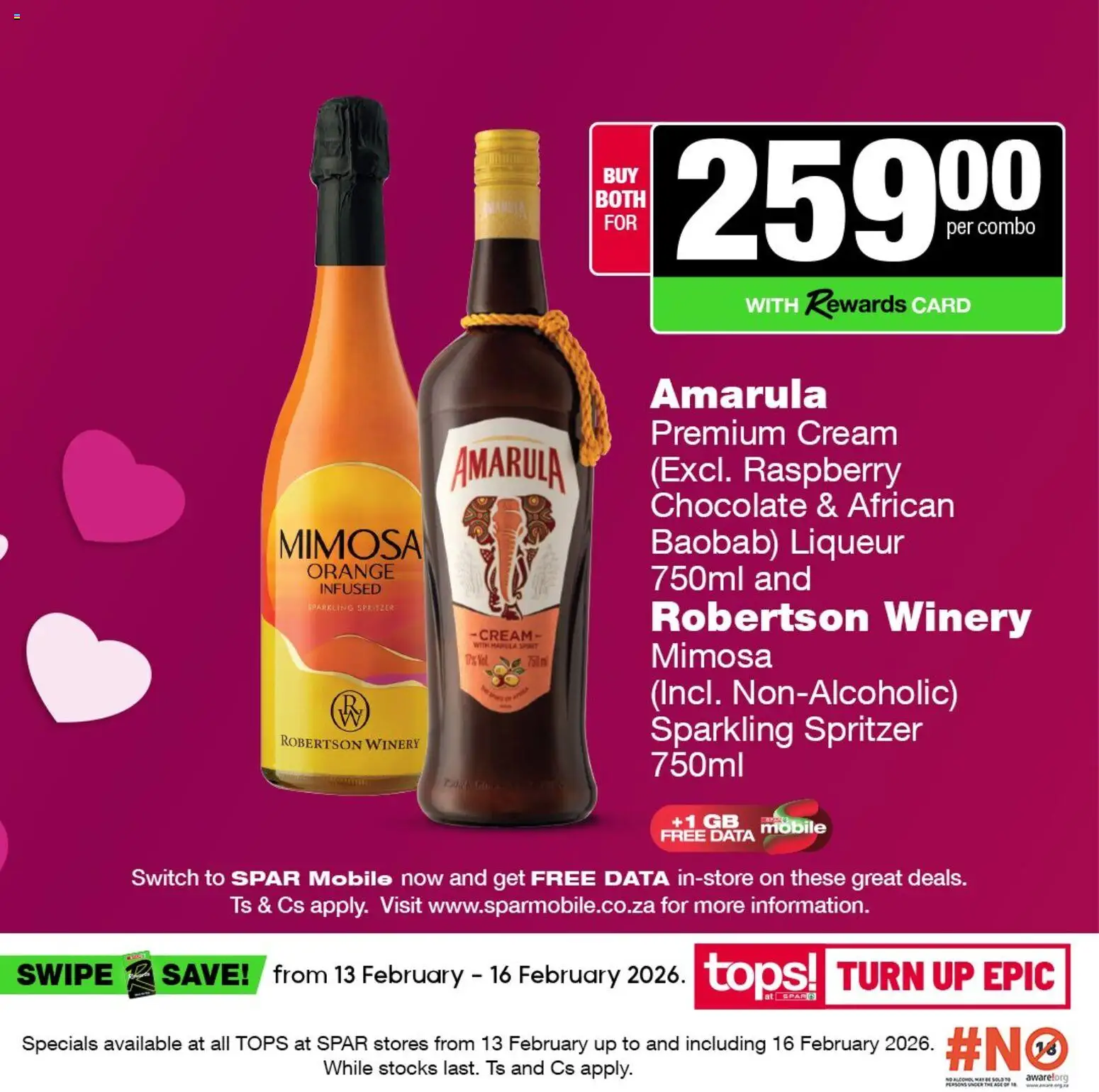 New Tops at Spar catalogue – valid from 13.02.2026 | Page: 9 | Products: Data, Chocolate, Switch, Cream