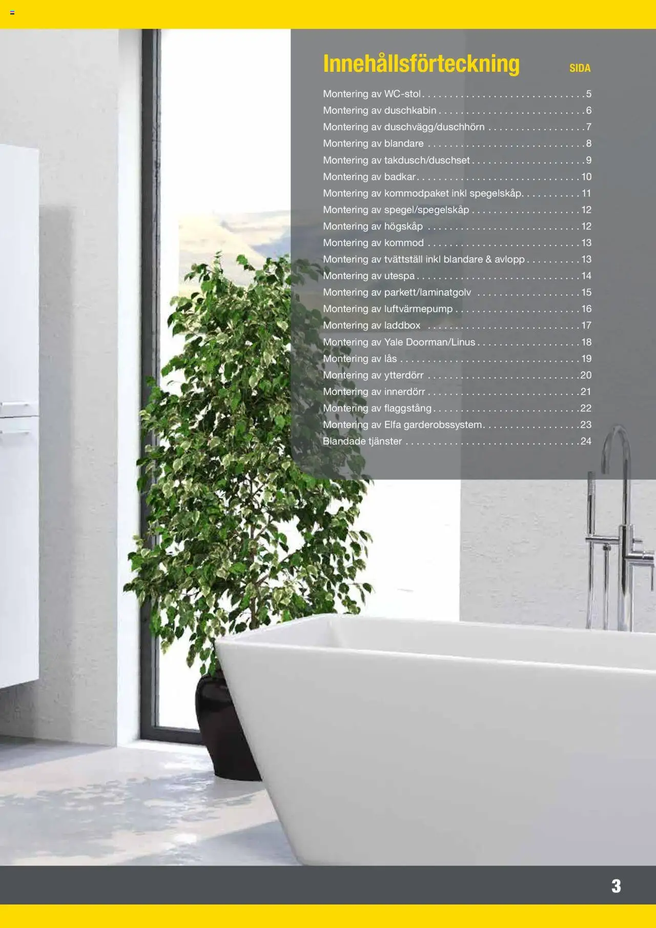 Bauhaus reklamblad aktuell från 01.02.2024 | Sida: 3 | Produkter: Flaggstång, Tvättställ
