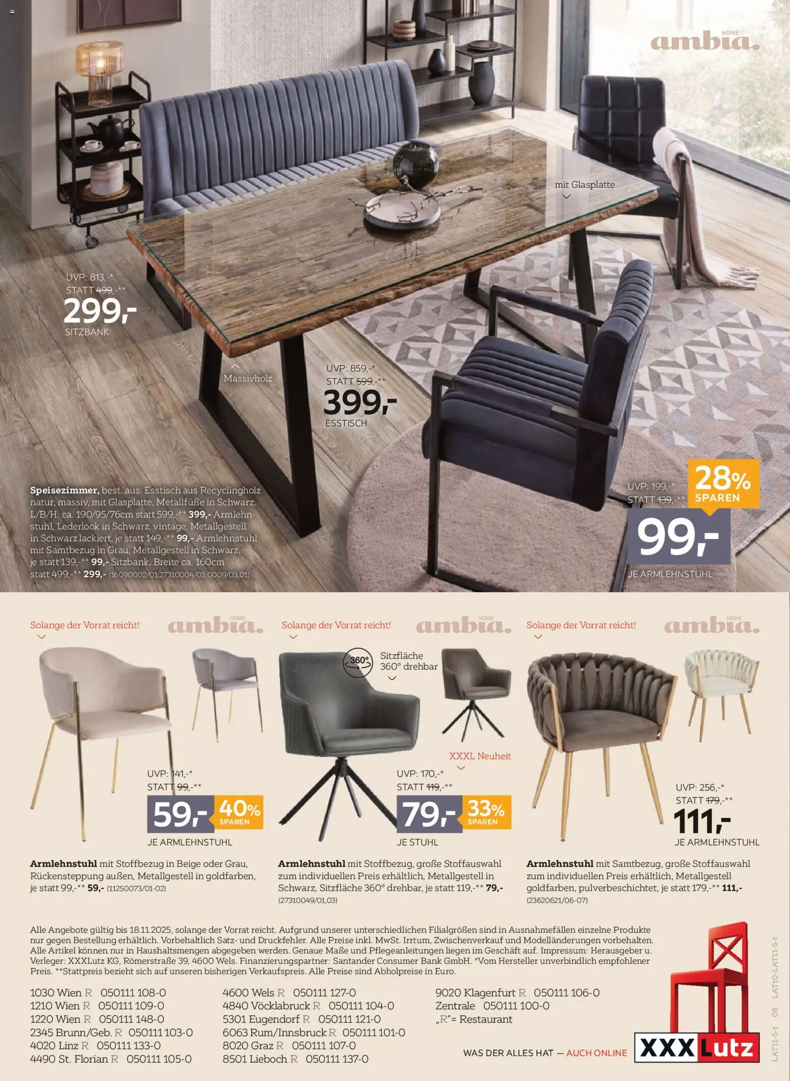 XXXLutz Sitzgarnitur gültig ab 01.11.2025 | Seite: 8 | Produkte: Stuhl