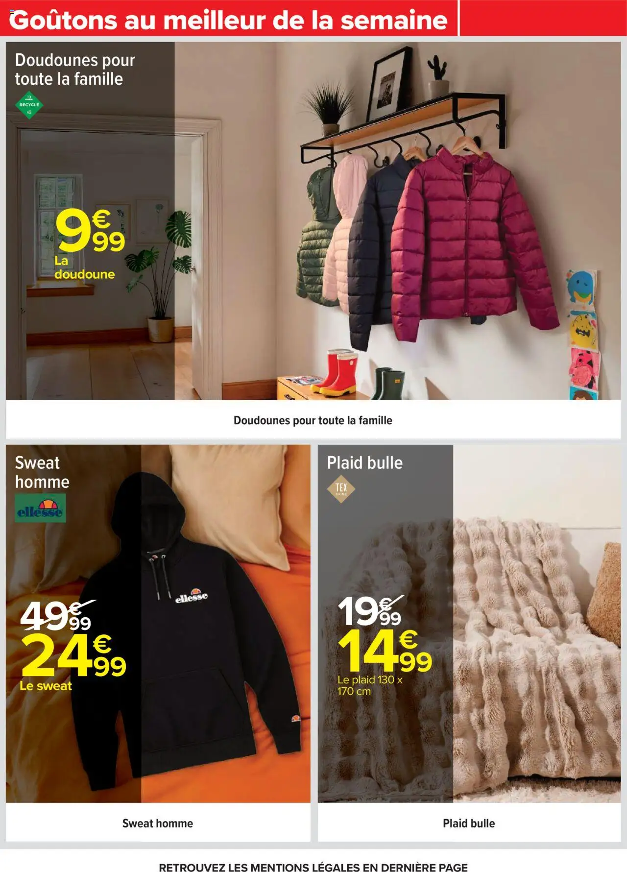  | Page: 74 | Produits: Sweat plaid, Doudoune