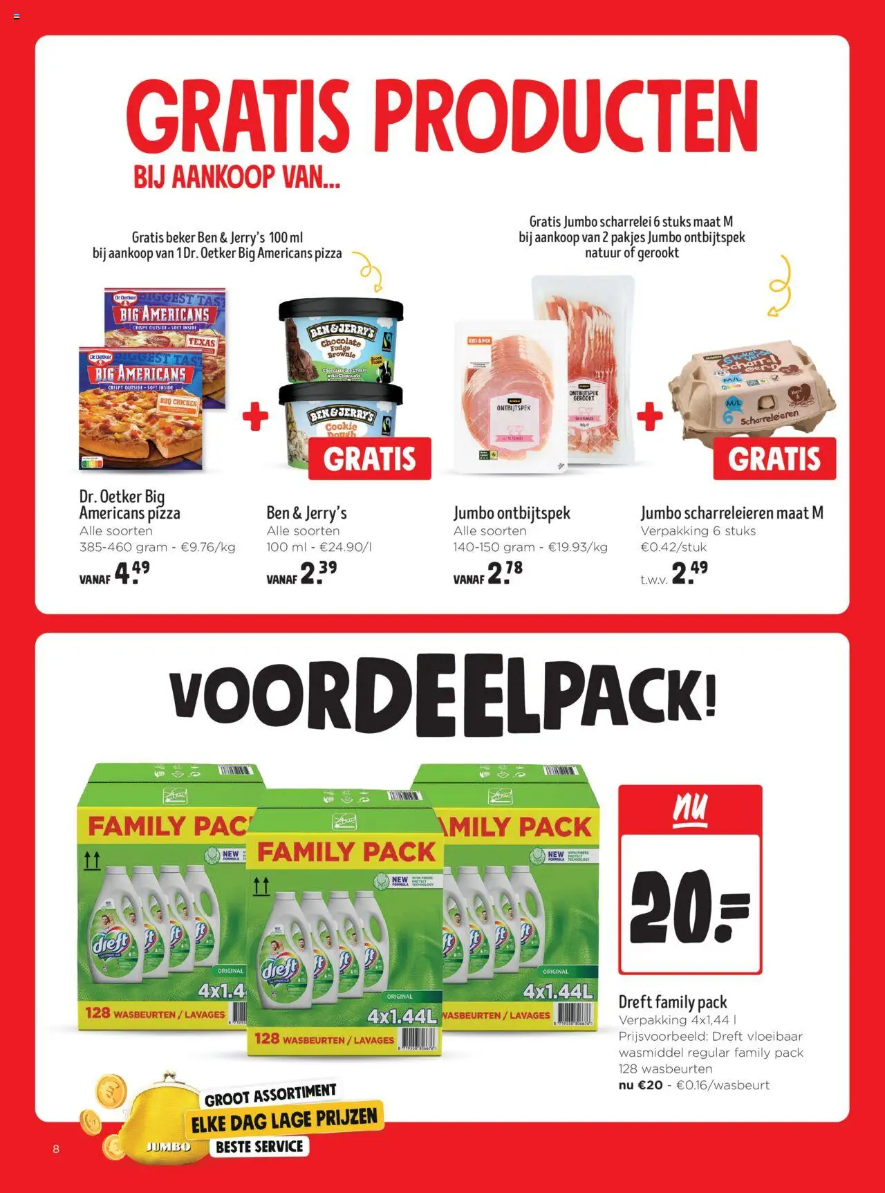 | Pagina: 8 | Producten: Pizza, Tas, Wasmiddel, Beker