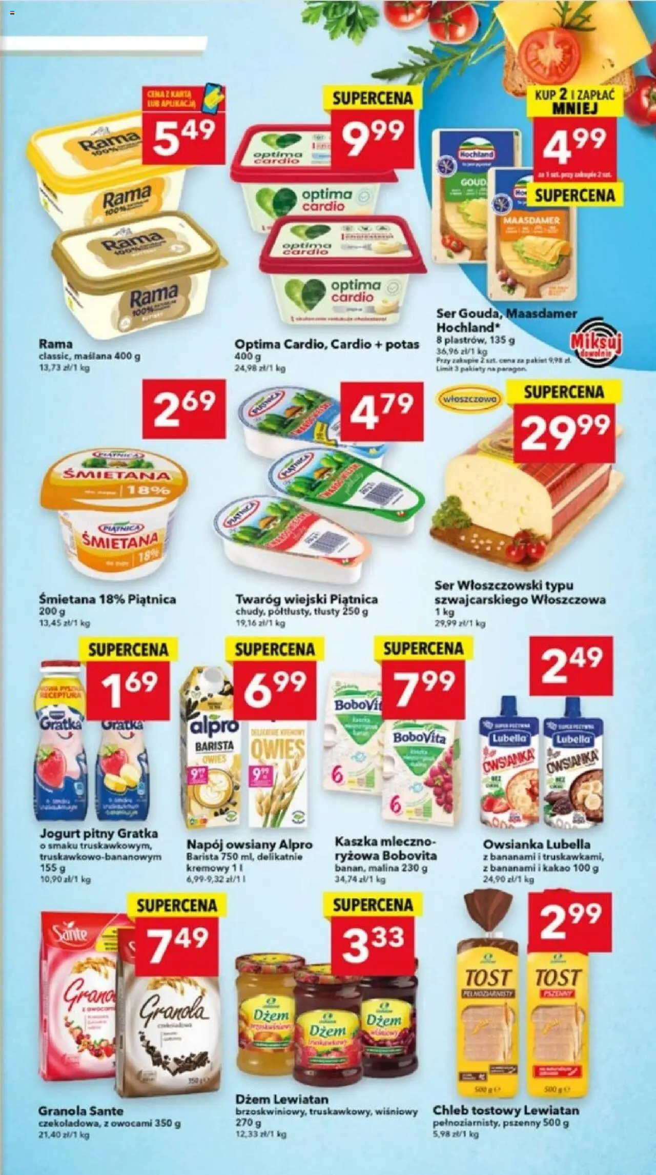 Lewiatan gazetka - Ostrów Wielkopolski od 11.09.2025 | Strona: 3 | Produkty: Malina, Kakao, Granola, Chleb
