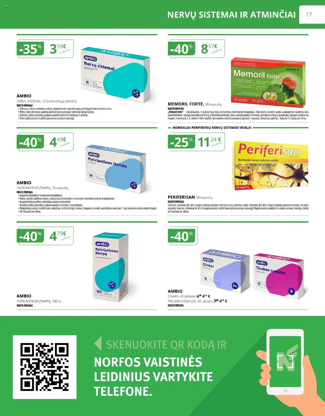 Norfa vaistinė leidinys│galioja nuo 01.08.2025 | Puslapis: 17