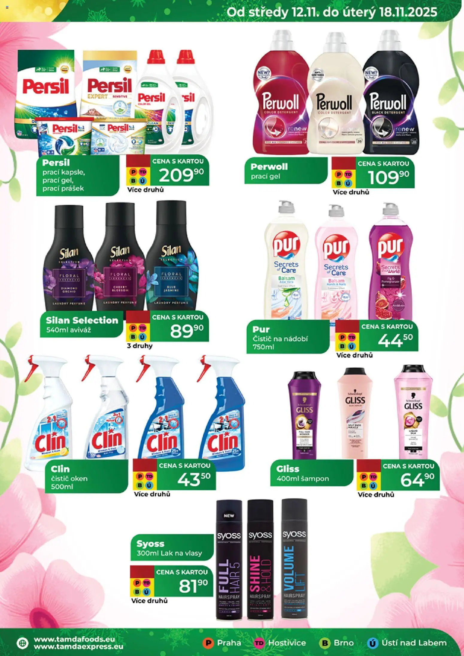 Tamda Foods leták od 12.11.2025 | Strana: 47 | Produkty: Syoss, Silan, Prací Prášek, Persil