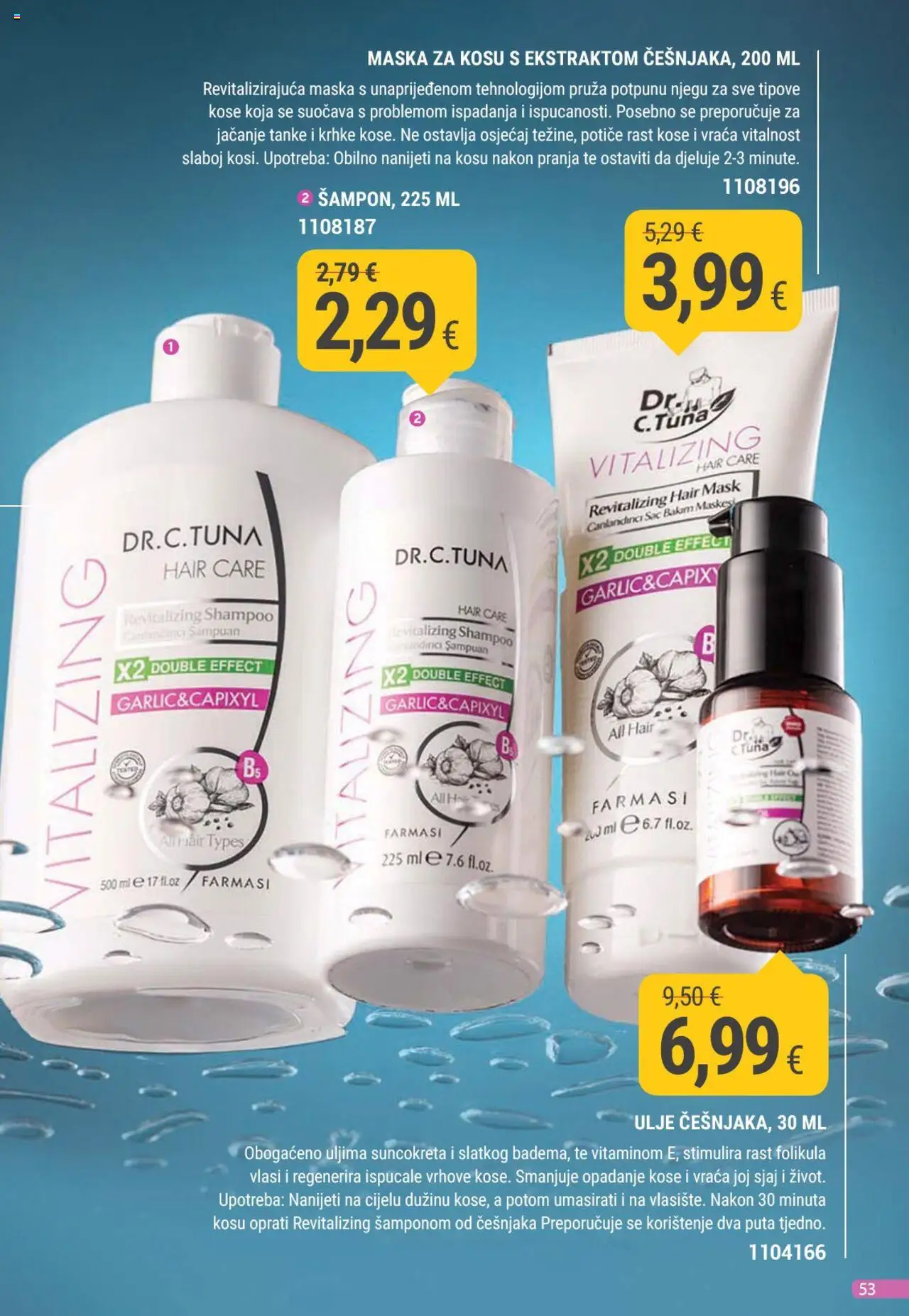 Farmasi katalog | vrijedi od 01.07.2025 | Stranica: 53 | Proizvodi: Šampon, Maska za kosu, Maska, Ulje
