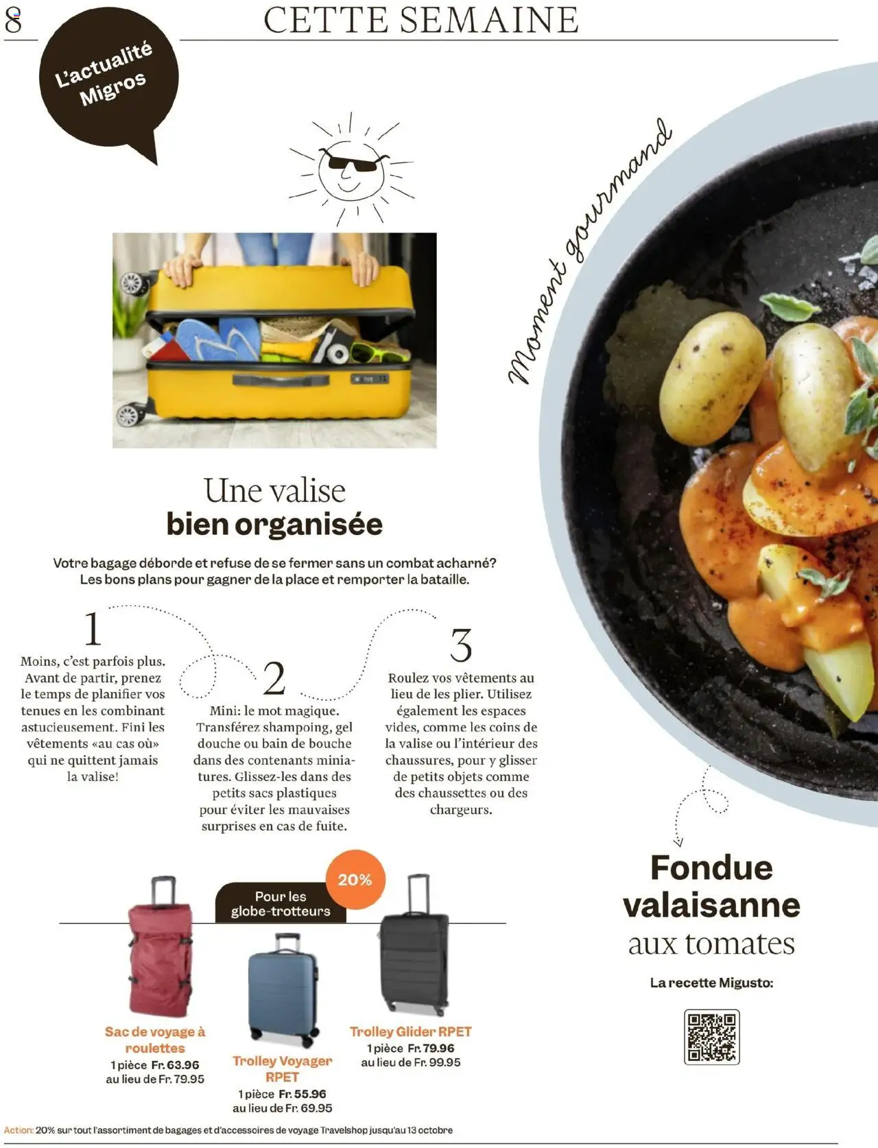 Migros Magazin FR – gültig ab 06.10.2025 | Seite: 8 | Produkte: Fondue