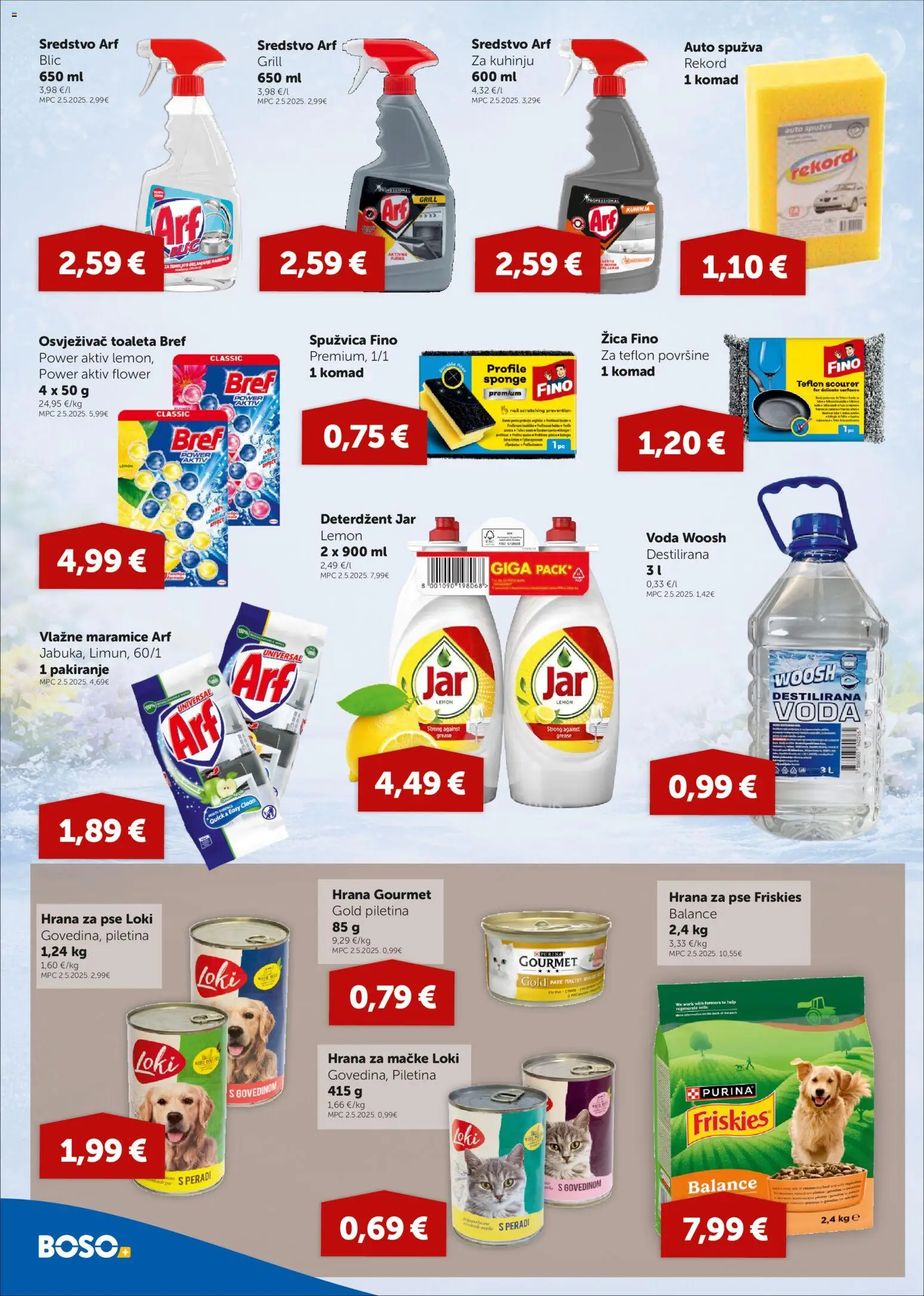 Boso katalog | vrijedi od 30.04.2026 | Stranica: 16 | Proizvodi: Spužva, Hrana za pse, Jar, Hrana za mačke