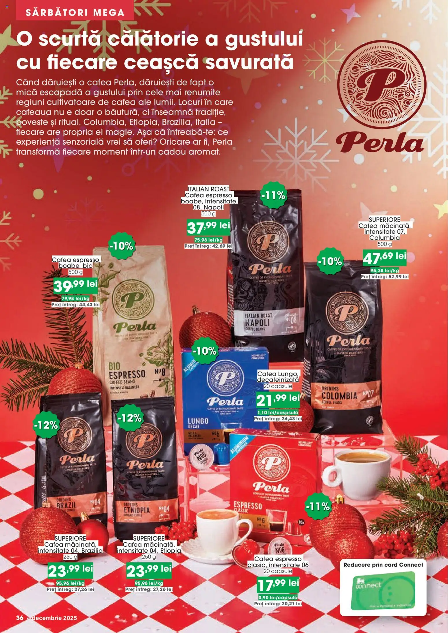 Noul catalog Mega Image – valabil de la 27.11.2025 | Pagină: 36 | Produse: Şerit ödül, Cafea