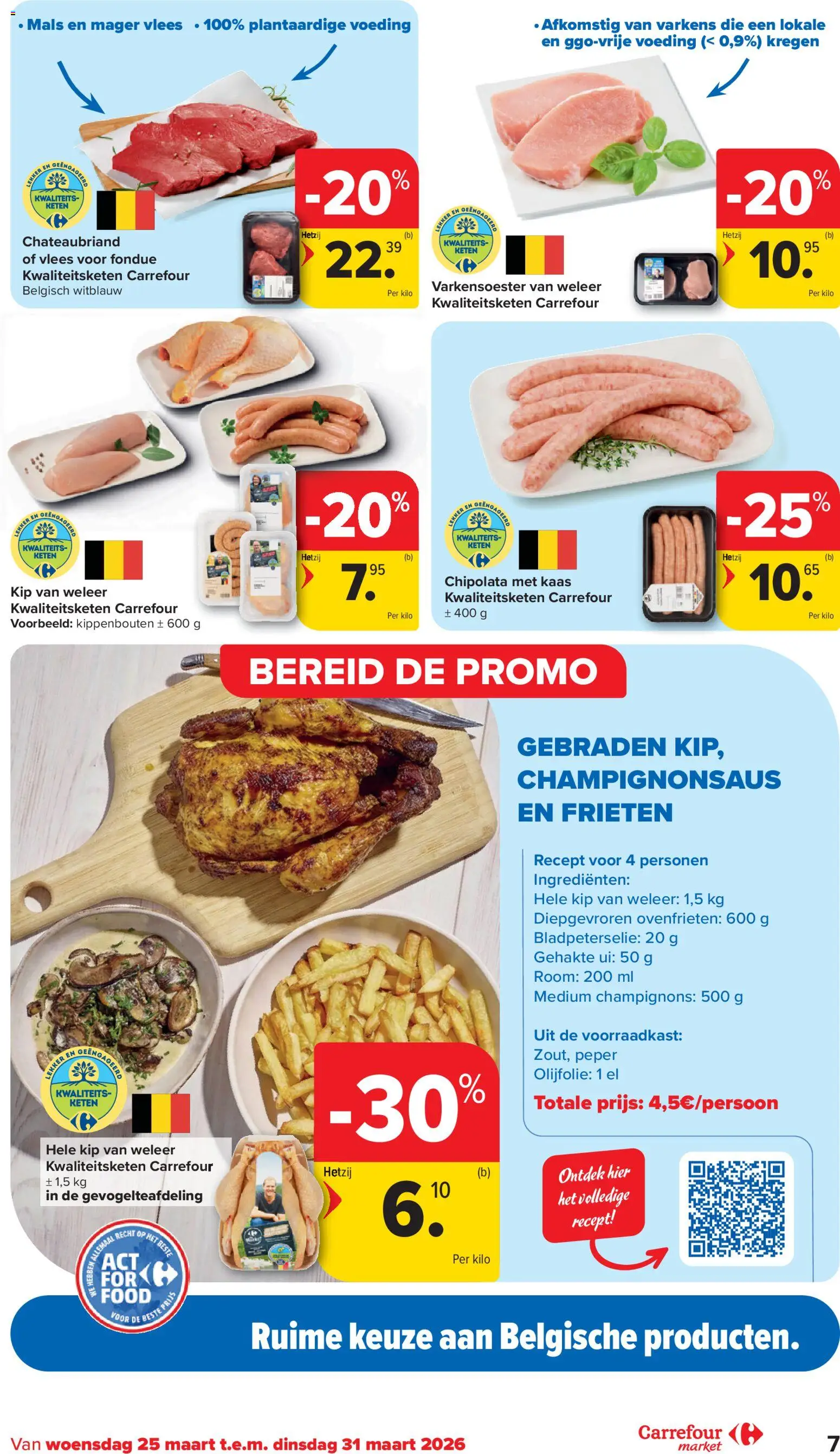 Nieuwe » Carrefour market folder van 25/03/2026 🤩  « is er! Ontdek geweldige aanbiedingen en bespaar. | Belgium