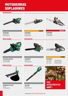 Vista previa Brico Depôt folleto Jardín 2026 válido desde el 02.04.2026 | Página: 56 | Productos: Motosierra, Aspirador, Batería