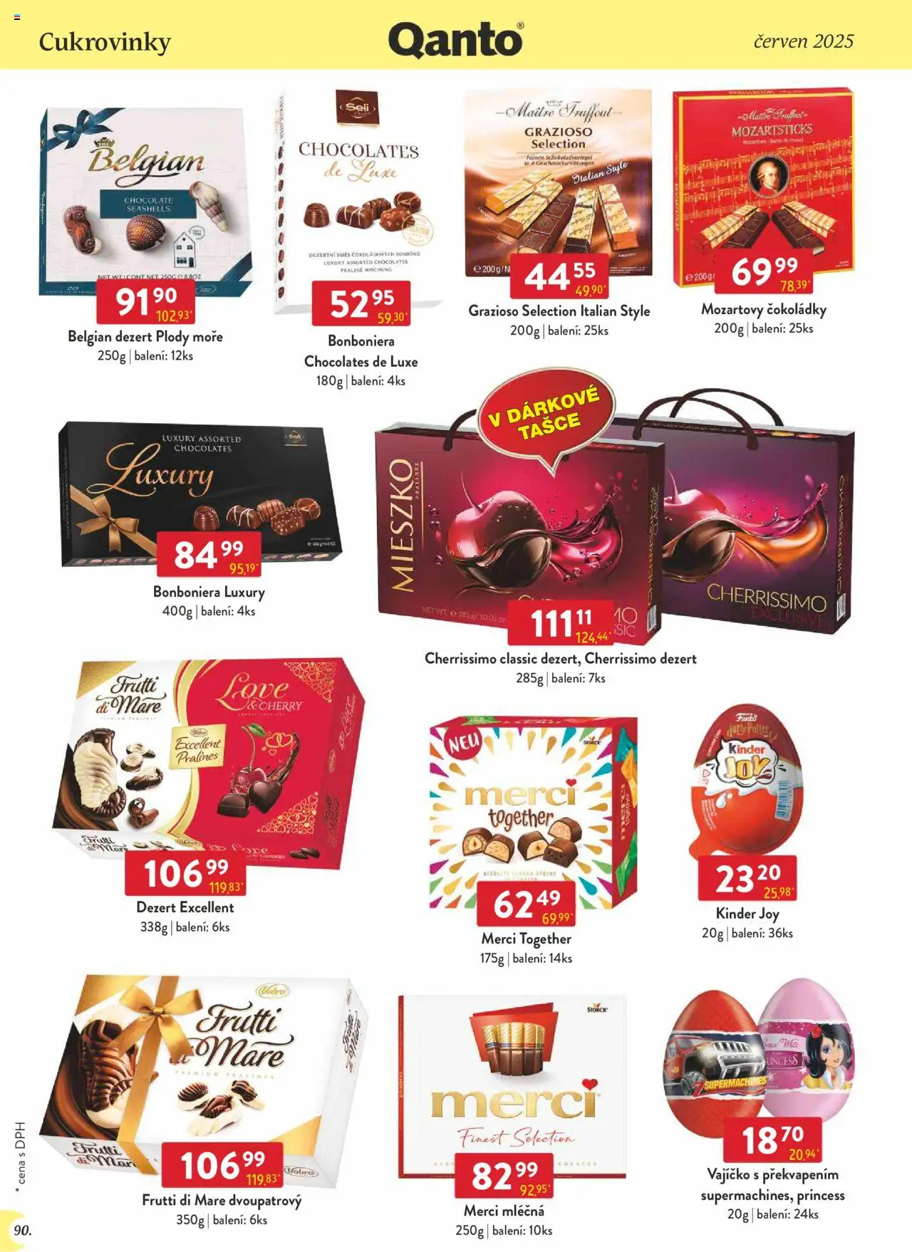 Astur & Qanto leták - Velkoobchod 06/2025 od 01.06.2025 | Strana: 90 | Produkty: Finest, Merci, Kinder Joy, Kinder