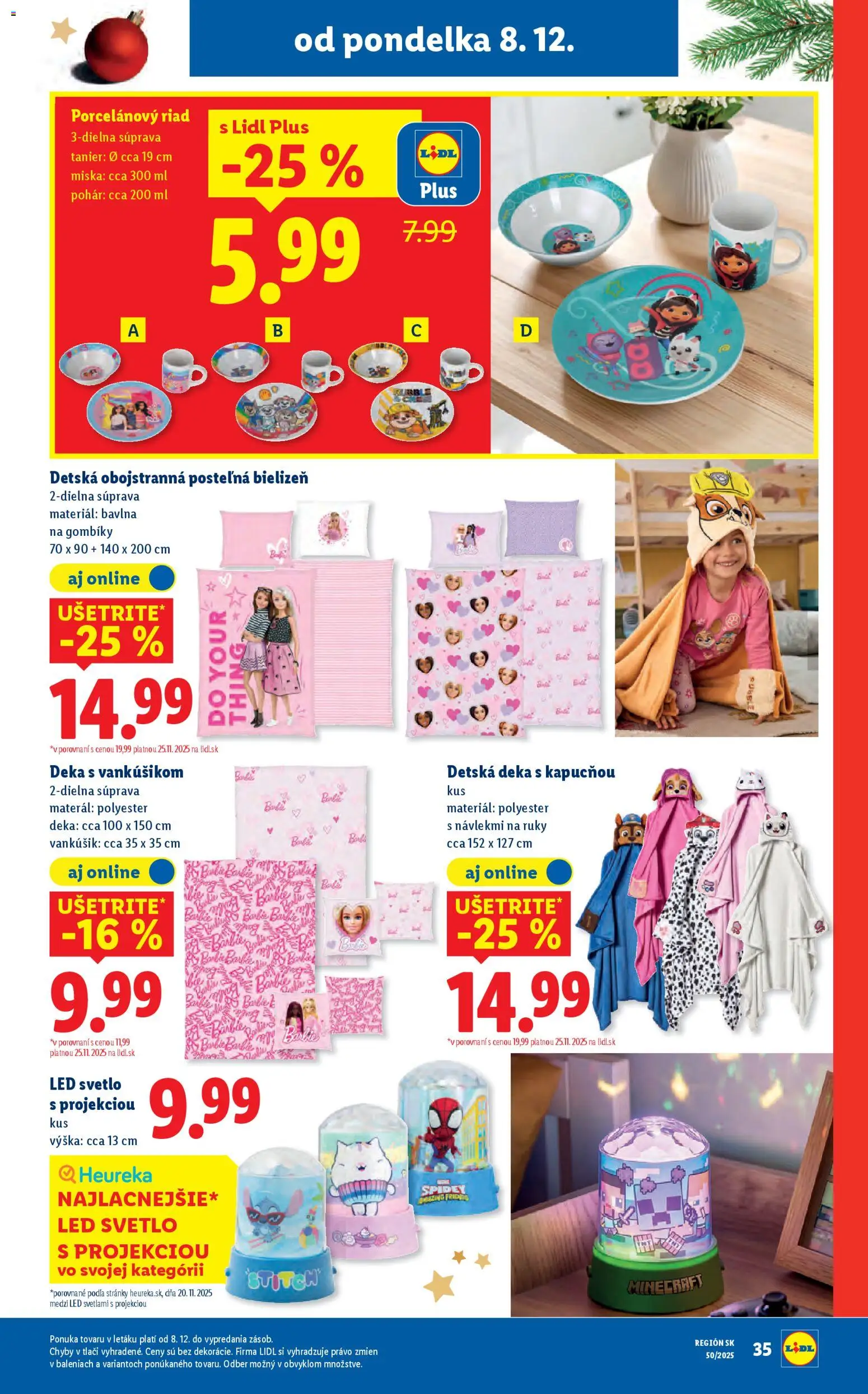 Nové Lidl akcie – leták je platný od 11.12.2025 | Strana: 81 | Produkty: Svetlo, Led