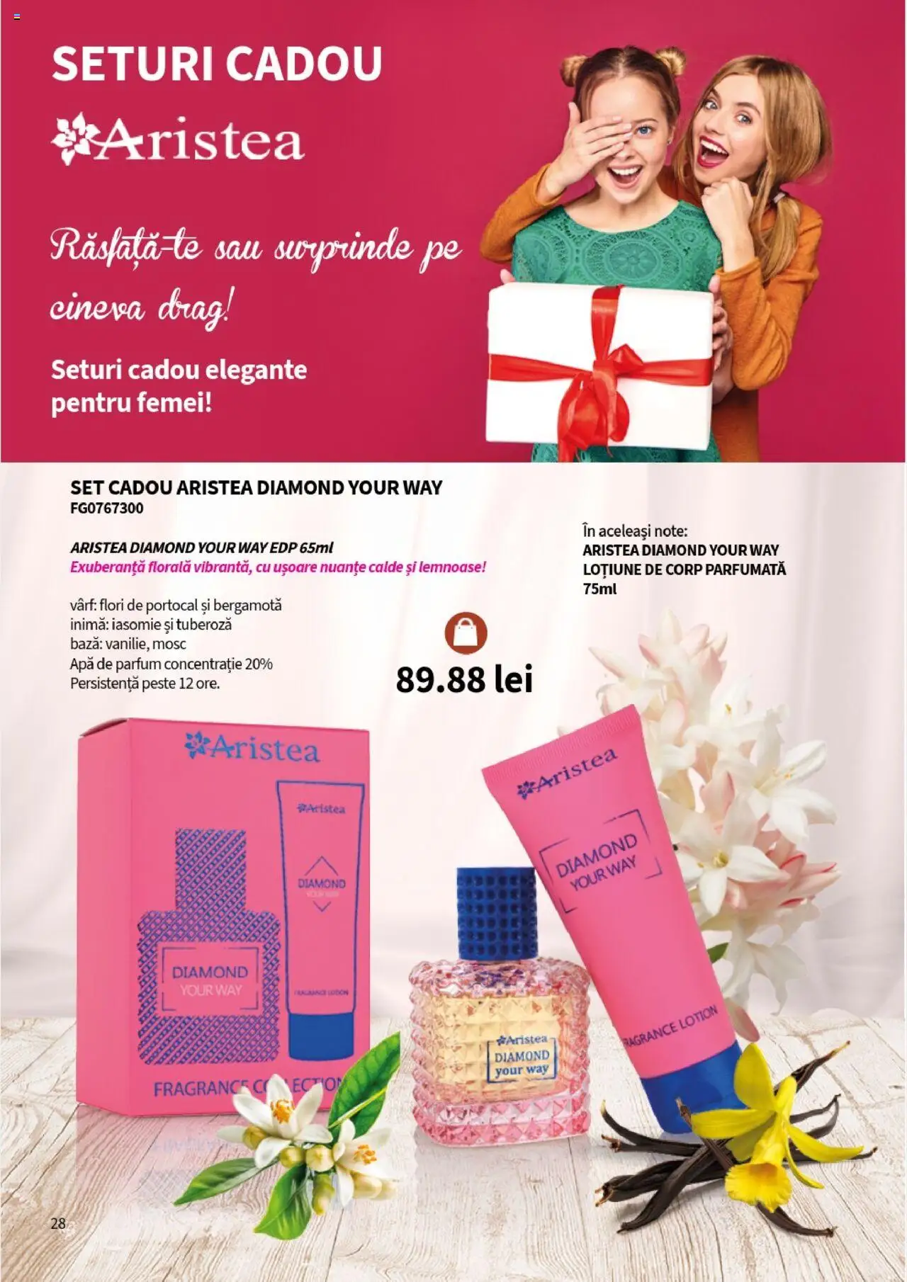 Catalog Lady’s – valabil de la 01.08.2025 | Pagină: 28 | Produse: Apă de parfum, Parfum, Pește, Apă