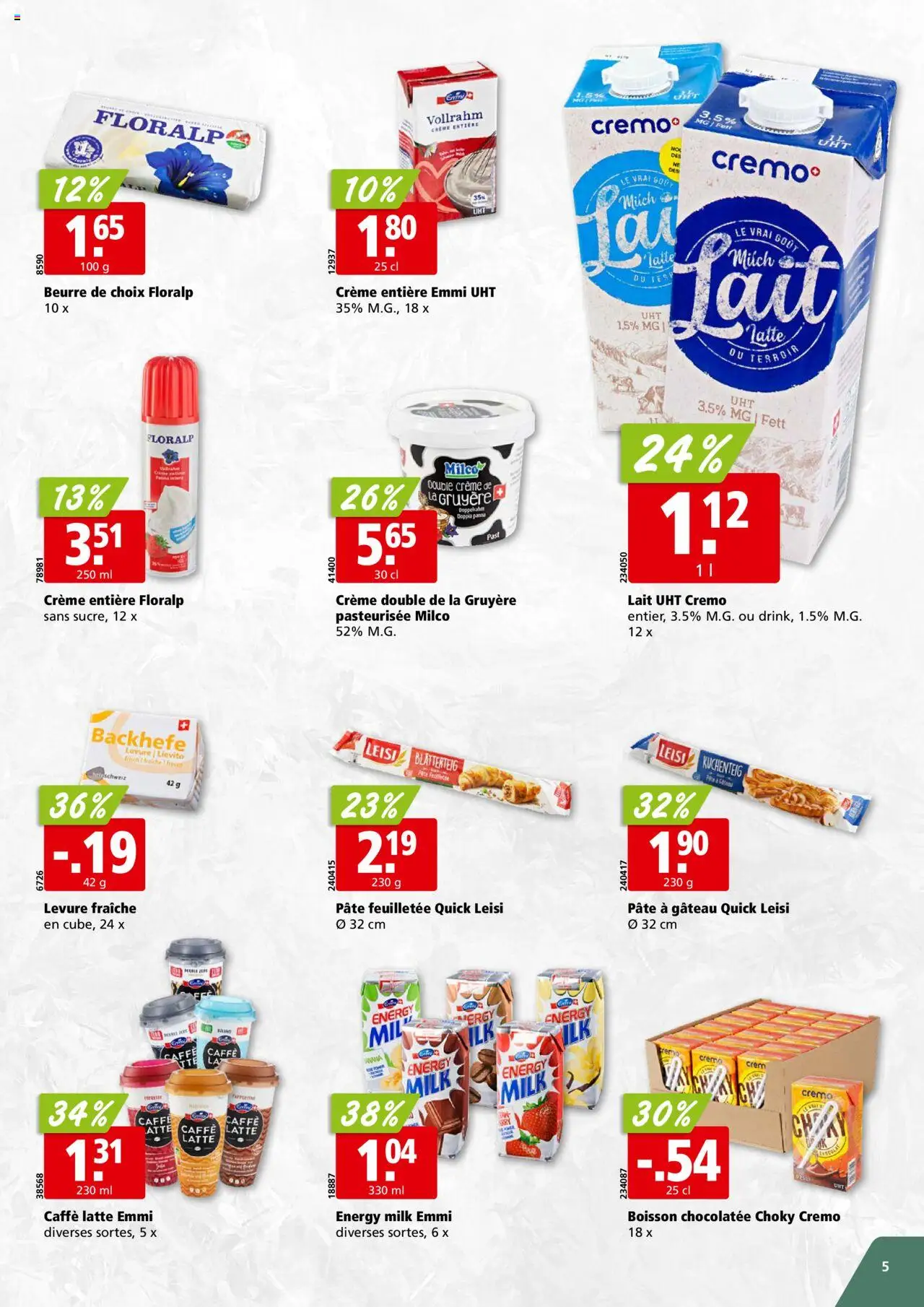 Aligro Aktionen Revendeurs catalogo – gültig ab 08.09.2025 | Seite: 5 | Produkte: Creme