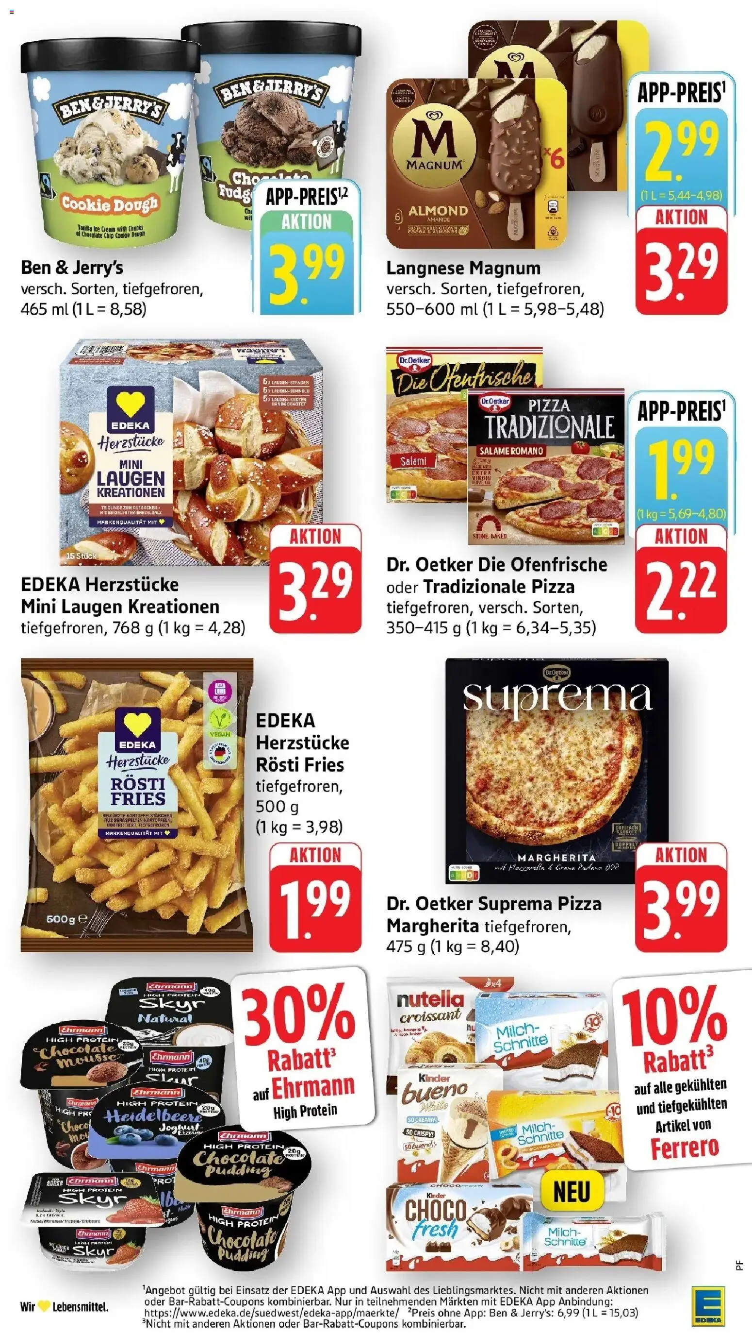 Edeka prospekt Steinfeld	 – gültig ab 02.03.2026 | Seite: 21 | Produkte: Langnese, Pudding, Nutella, Salami